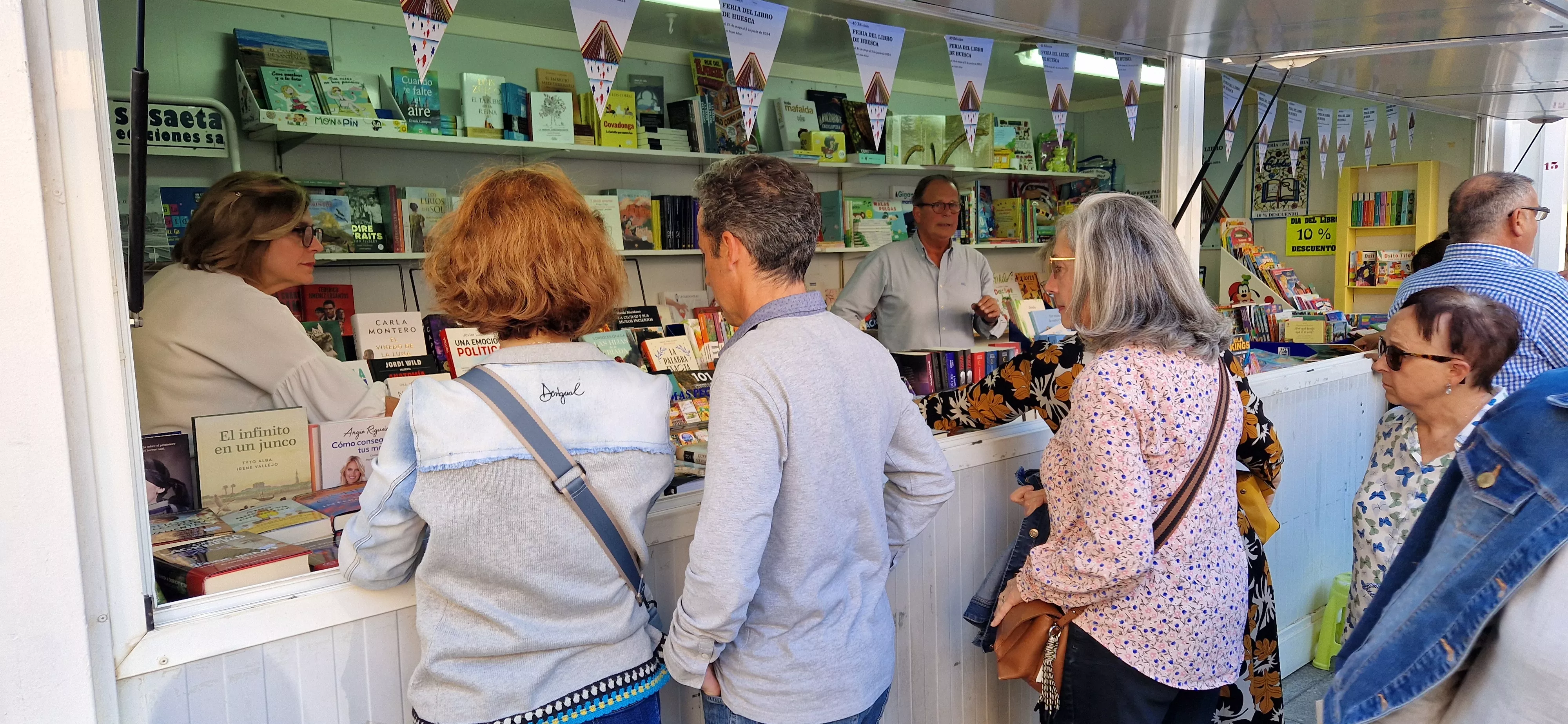 Inauguración de la 40º Feria del Libro de Huesca. Foto Myriam Martínez