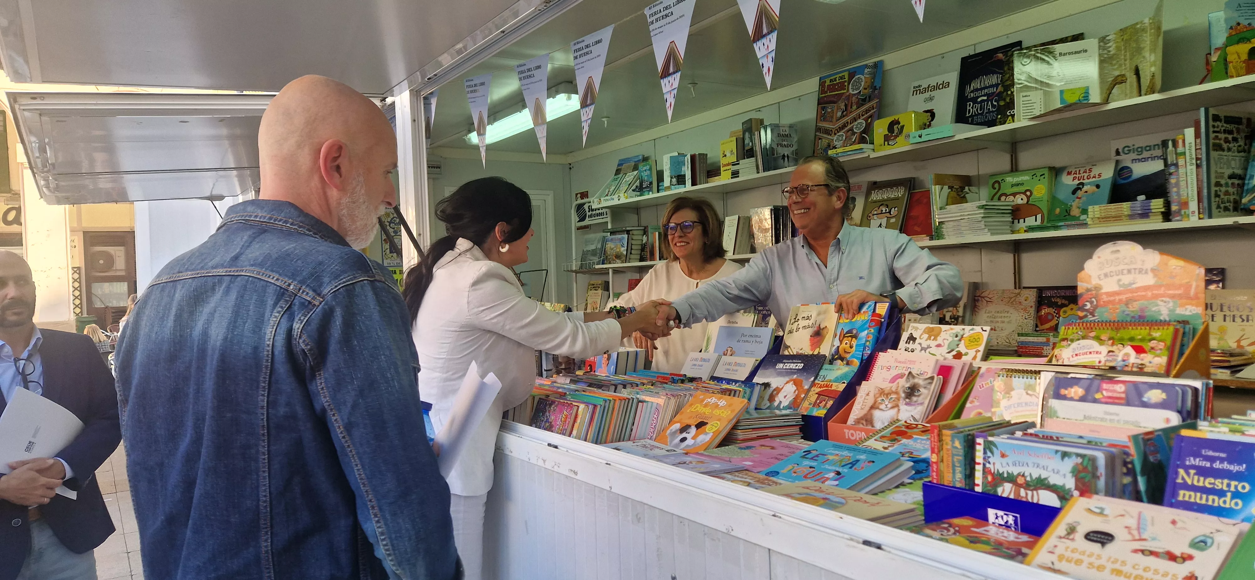 Inauguración de la 40º Feria del Libro de Huesca. Foto Myriam Martínez