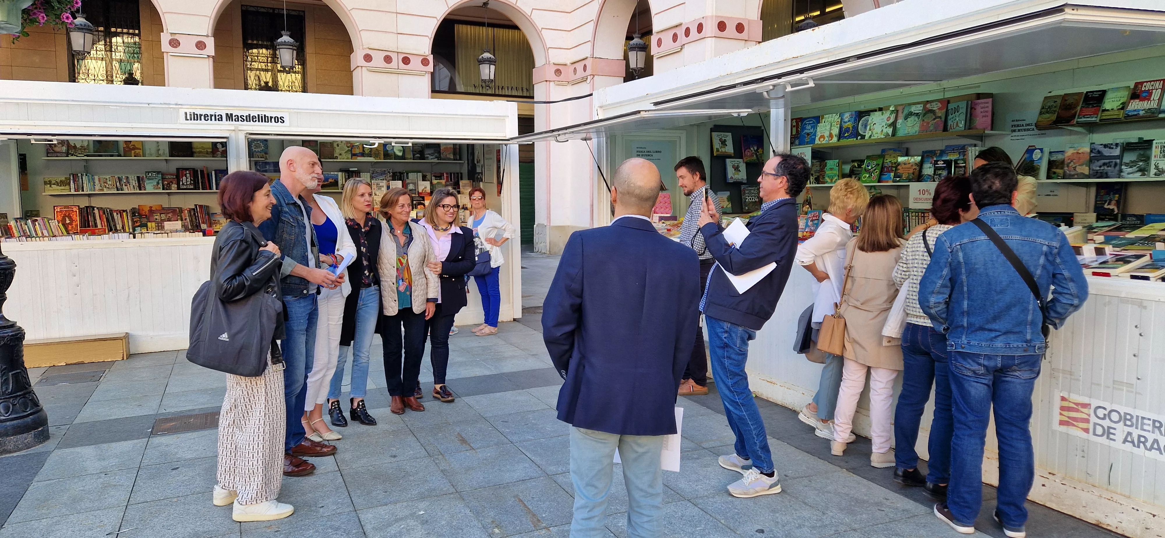 Inauguración de la 40º Feria del Libro de Huesca. Foto Myriam Martínez