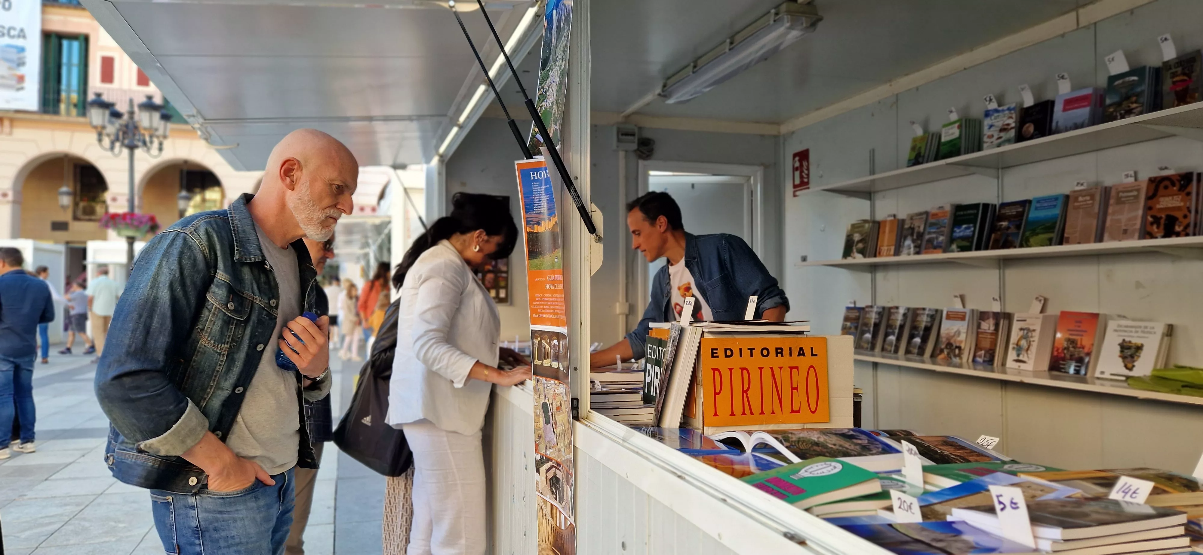 Inauguración de la 40º Feria del Libro de Huesca. Foto Myriam Martínez