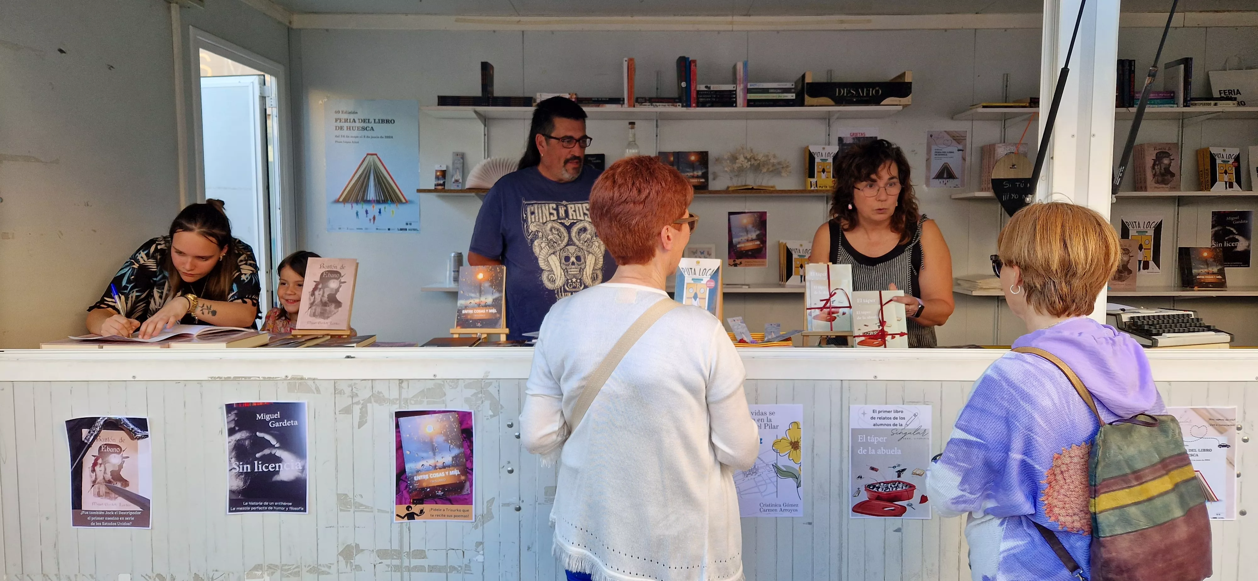 Inauguración de la 40º Feria del Libro de Huesca. Foto Myriam Martínez
