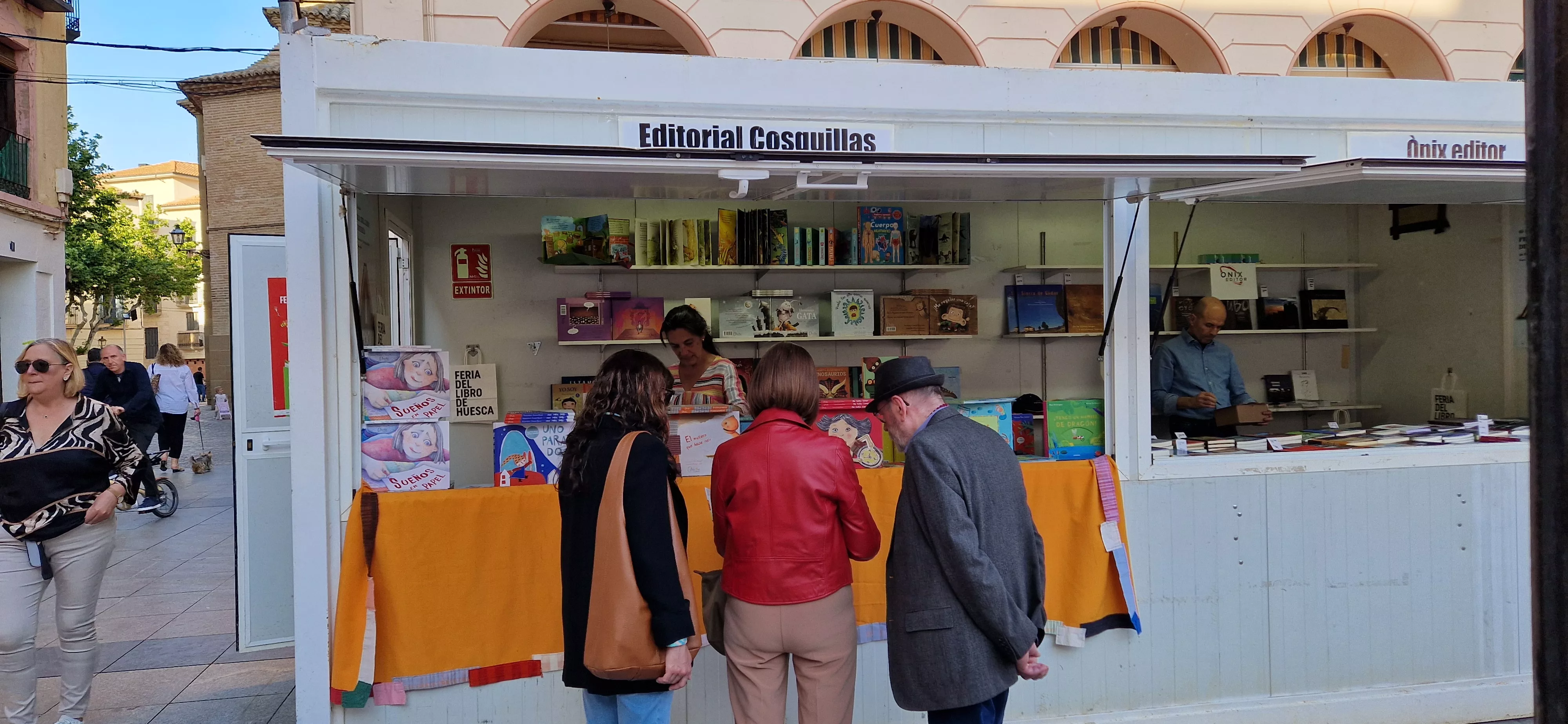 Inauguración de la 40º Feria del Libro de Huesca. Foto Myriam Martínez