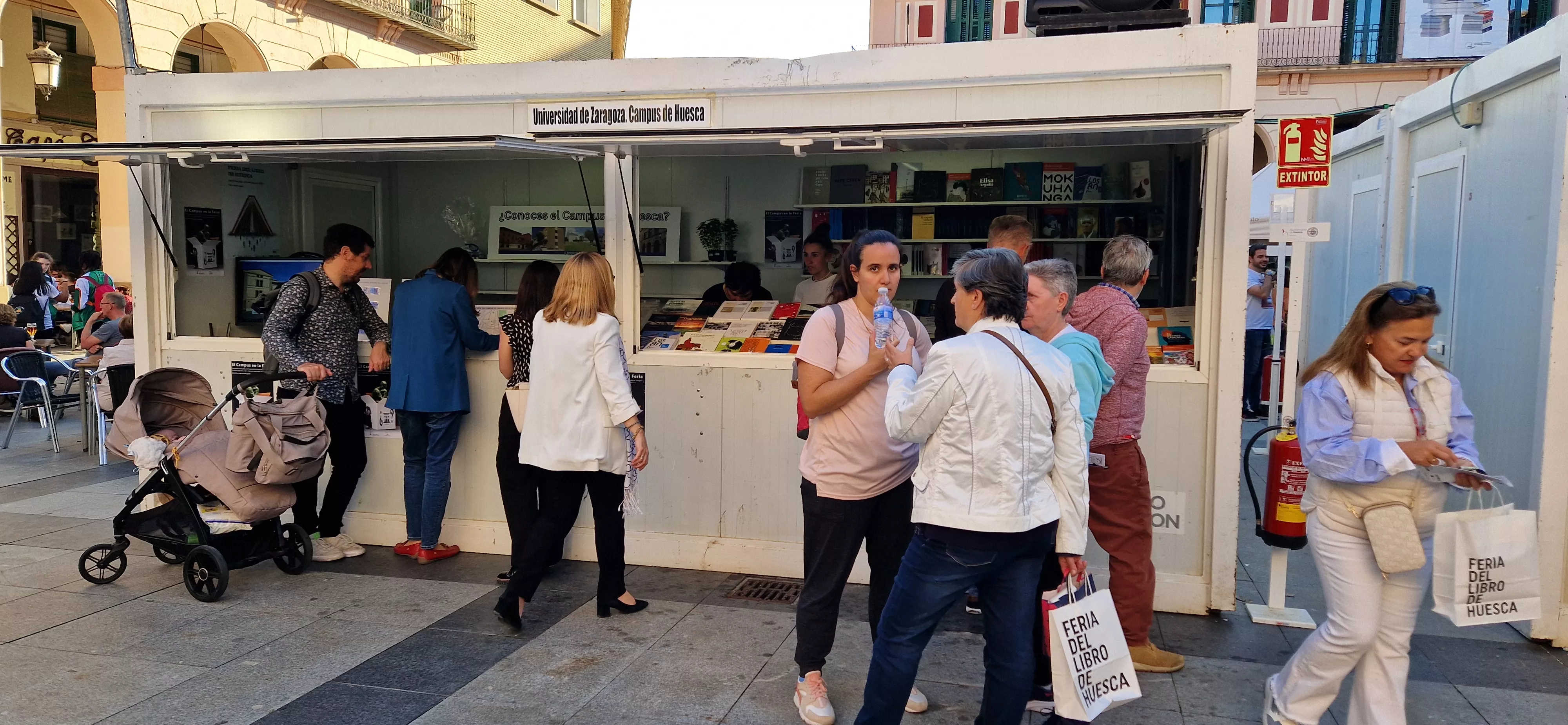 Inauguración de la 40º Feria del Libro de Huesca. Foto Myriam Martínez