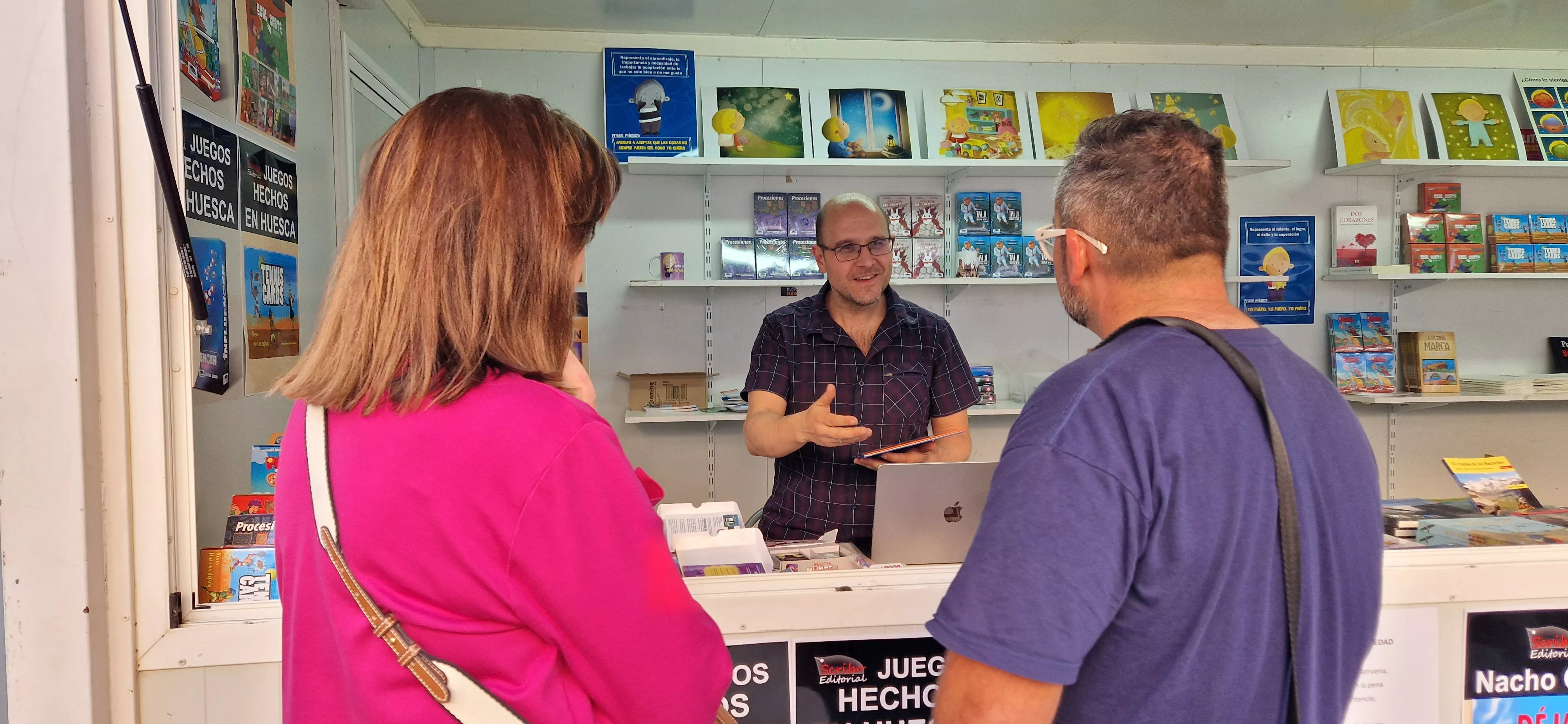 Inauguración de la 40º Feria del Libro de Huesca. Foto Myriam Martínez