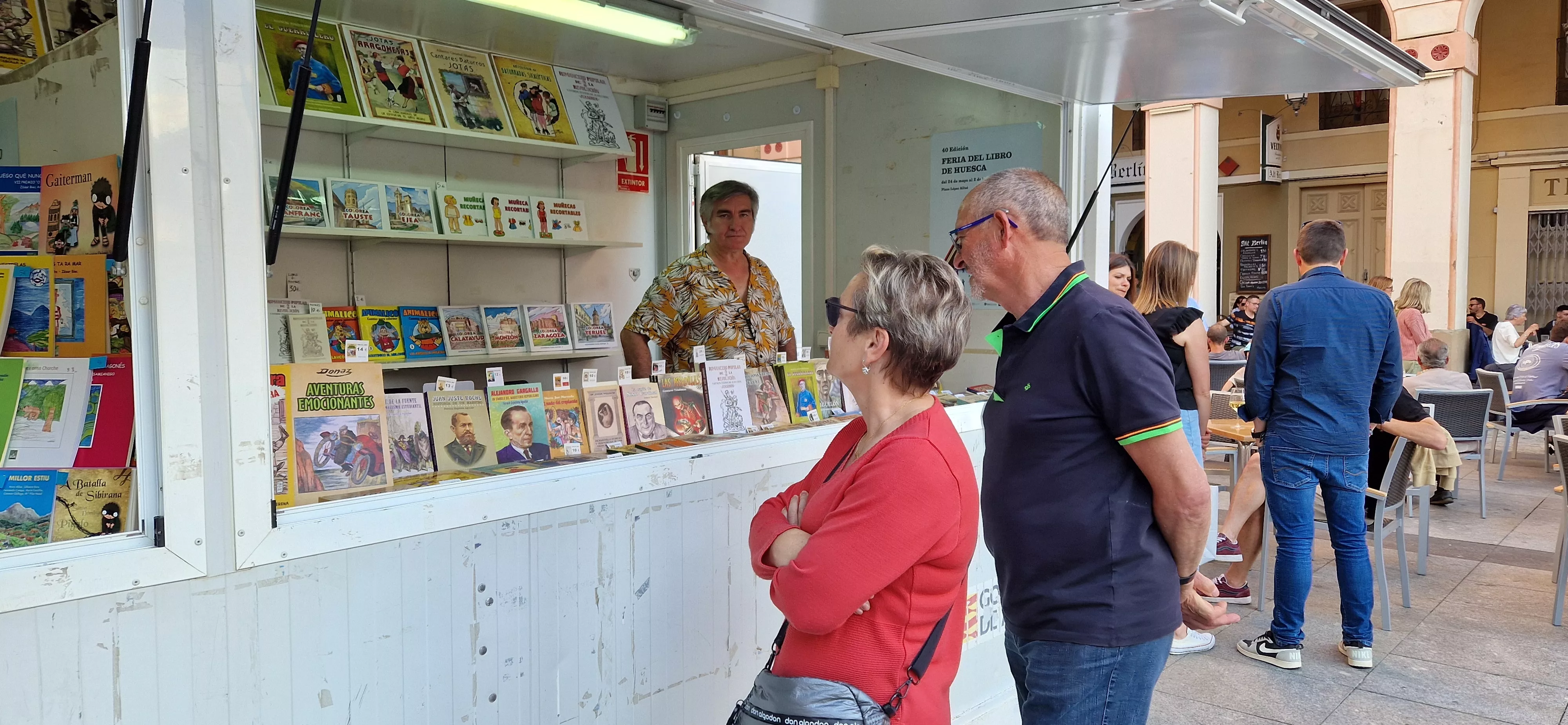 Inauguración de la 40º Feria del Libro de Huesca. Foto Myriam Martínez