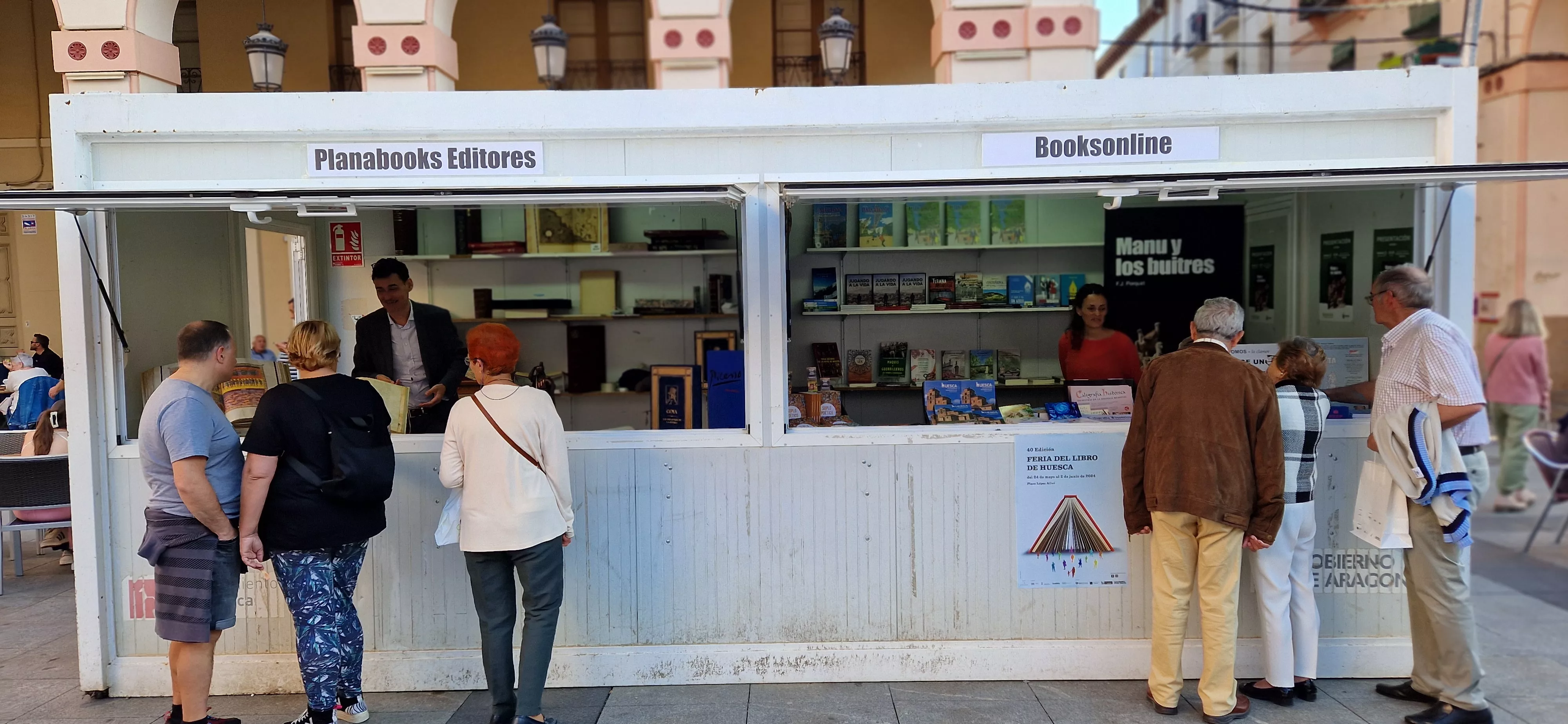 Inauguración de la 40º Feria del Libro de Huesca. Foto Myriam Martínez