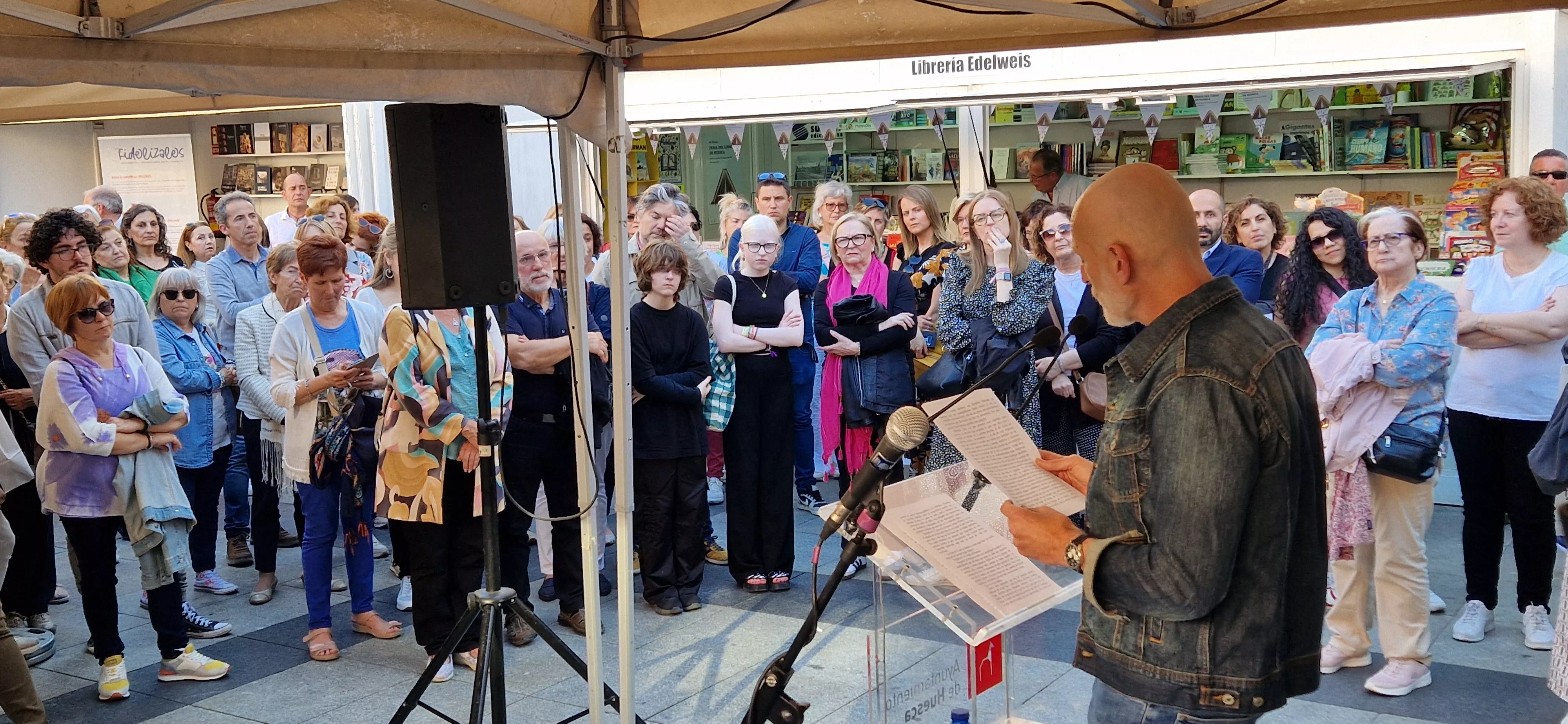 Inauguración de la 40º Feria del Libro de Huesca. Foto Myriam Martínez