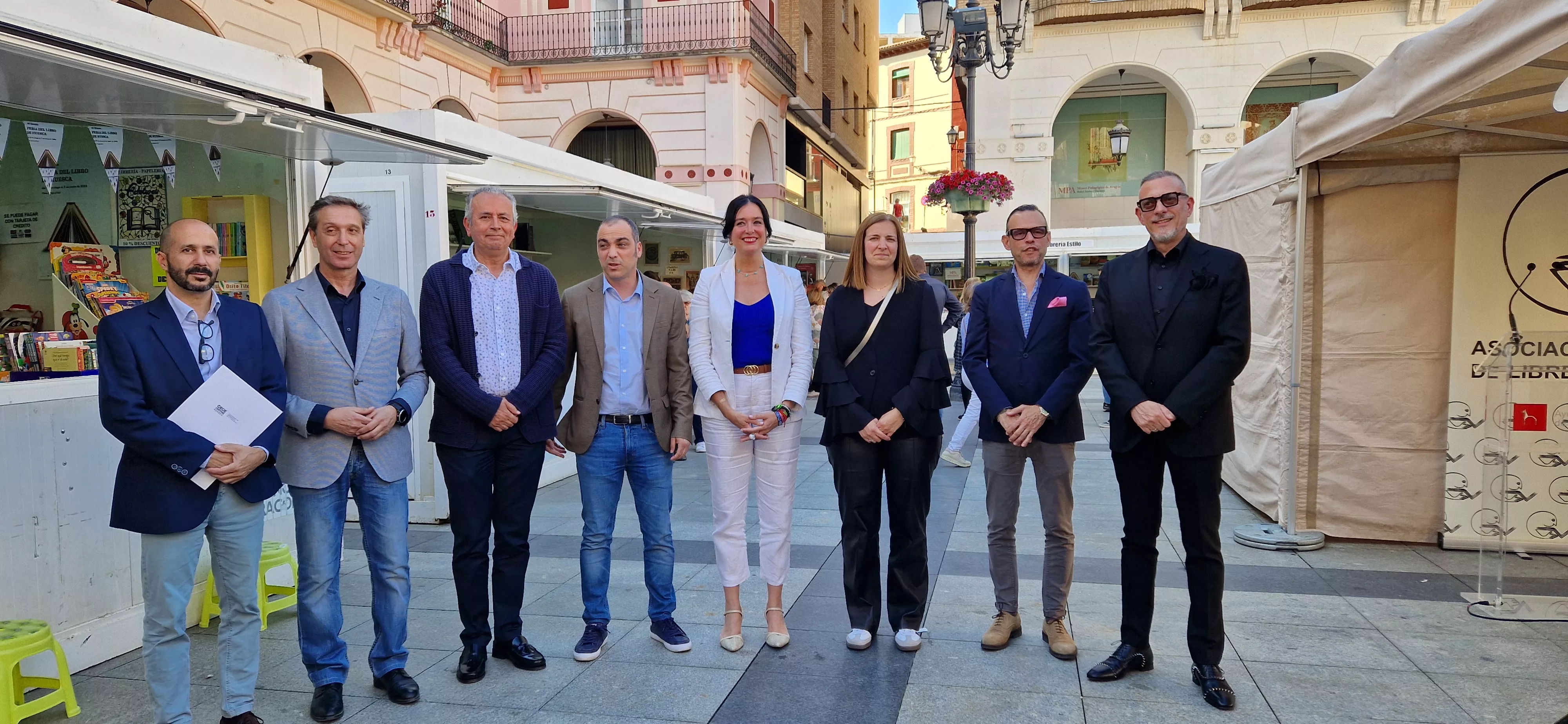 Inauguración de la 40º Feria del Libro de Huesca. Foto Myriam Martínez