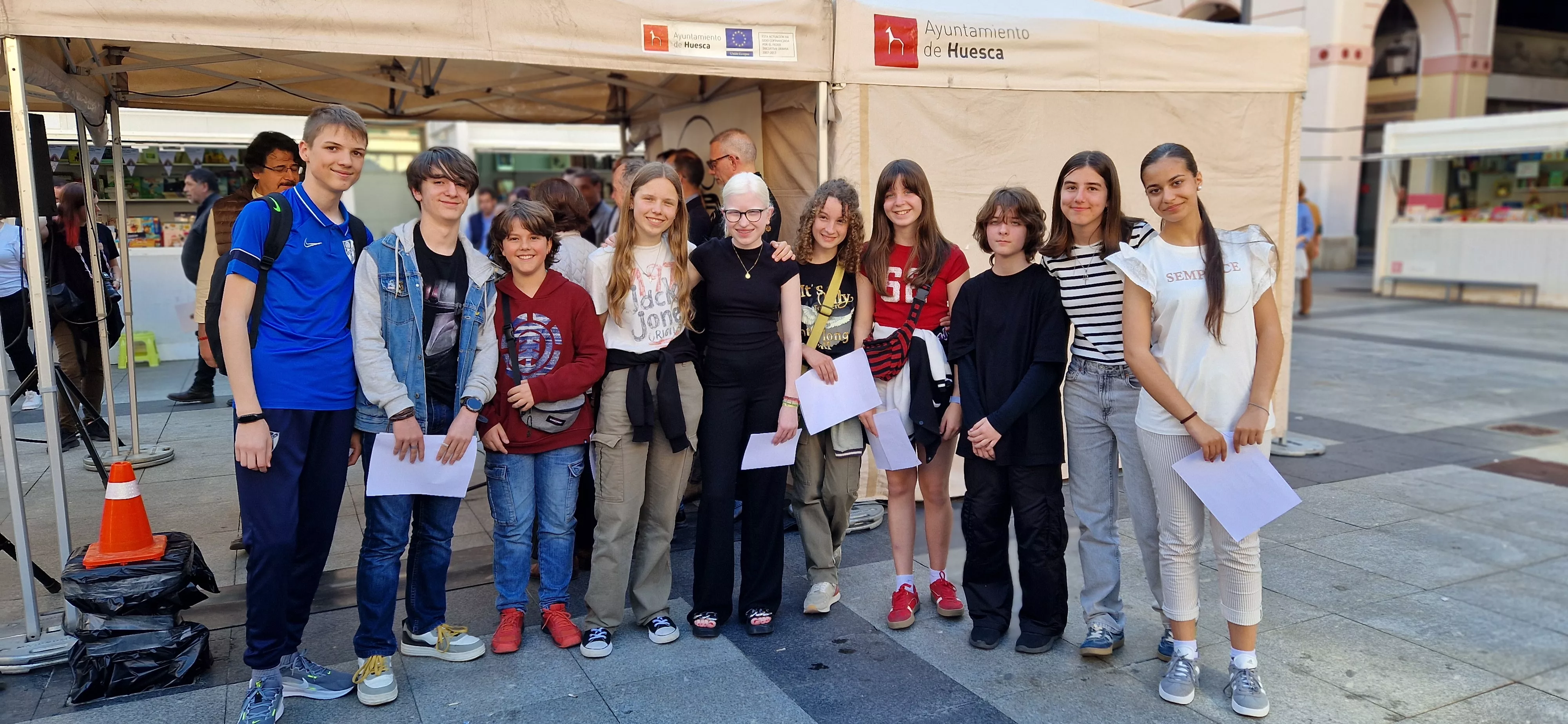 Inauguración de la 40º Feria del Libro de Huesca. Foto Myriam Martínez