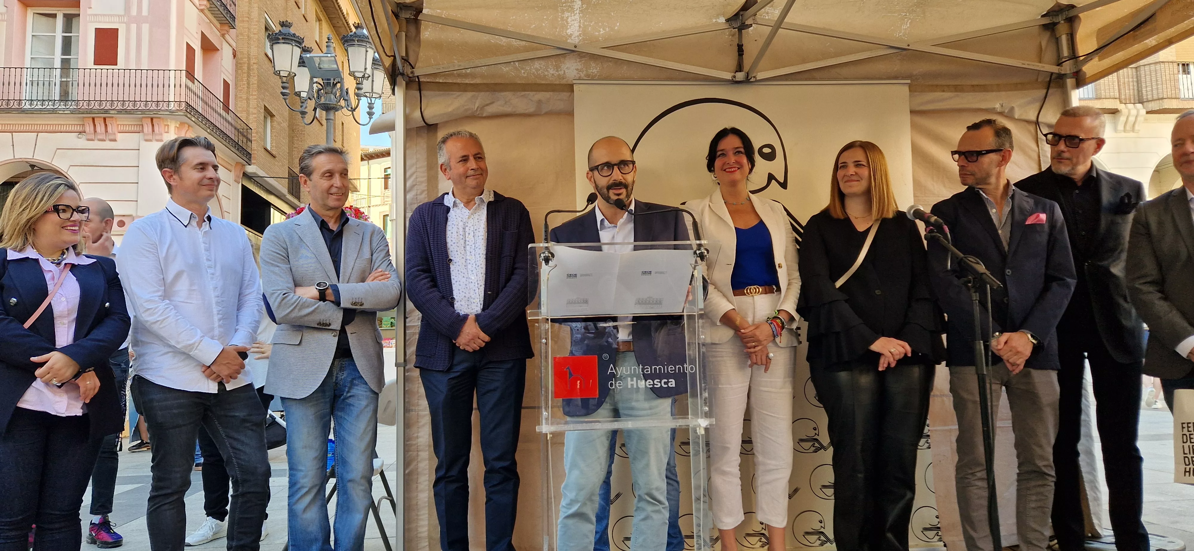 Inauguración de la 40º Feria del Libro de Huesca. Foto Myriam Martínez
