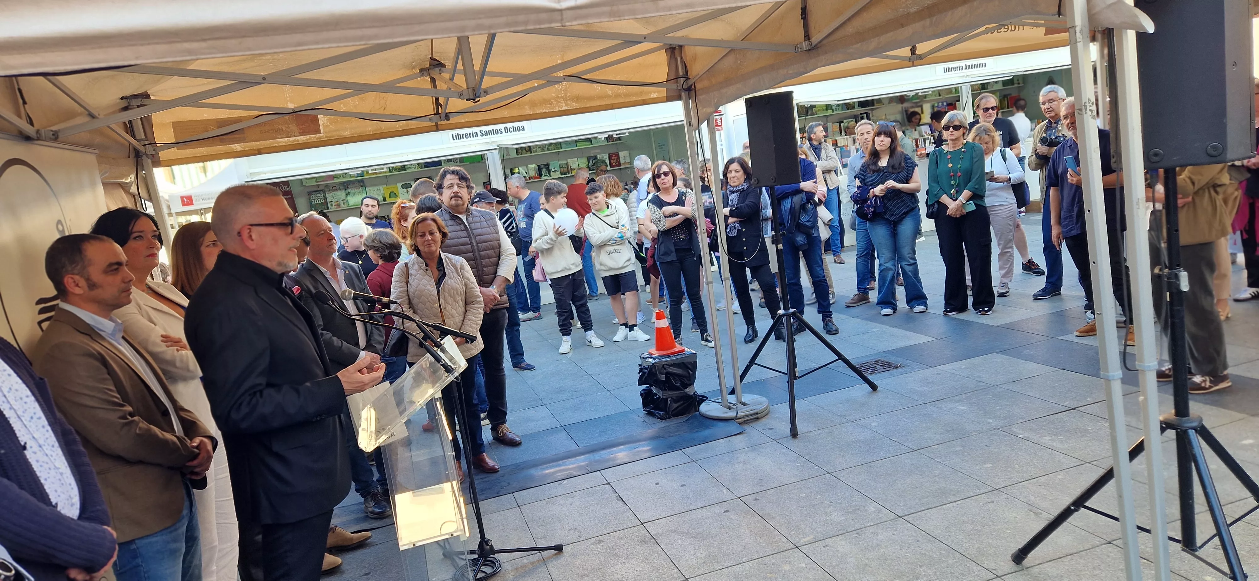 Inauguración de la 40º Feria del Libro de Huesca. Foto Myriam Martínez