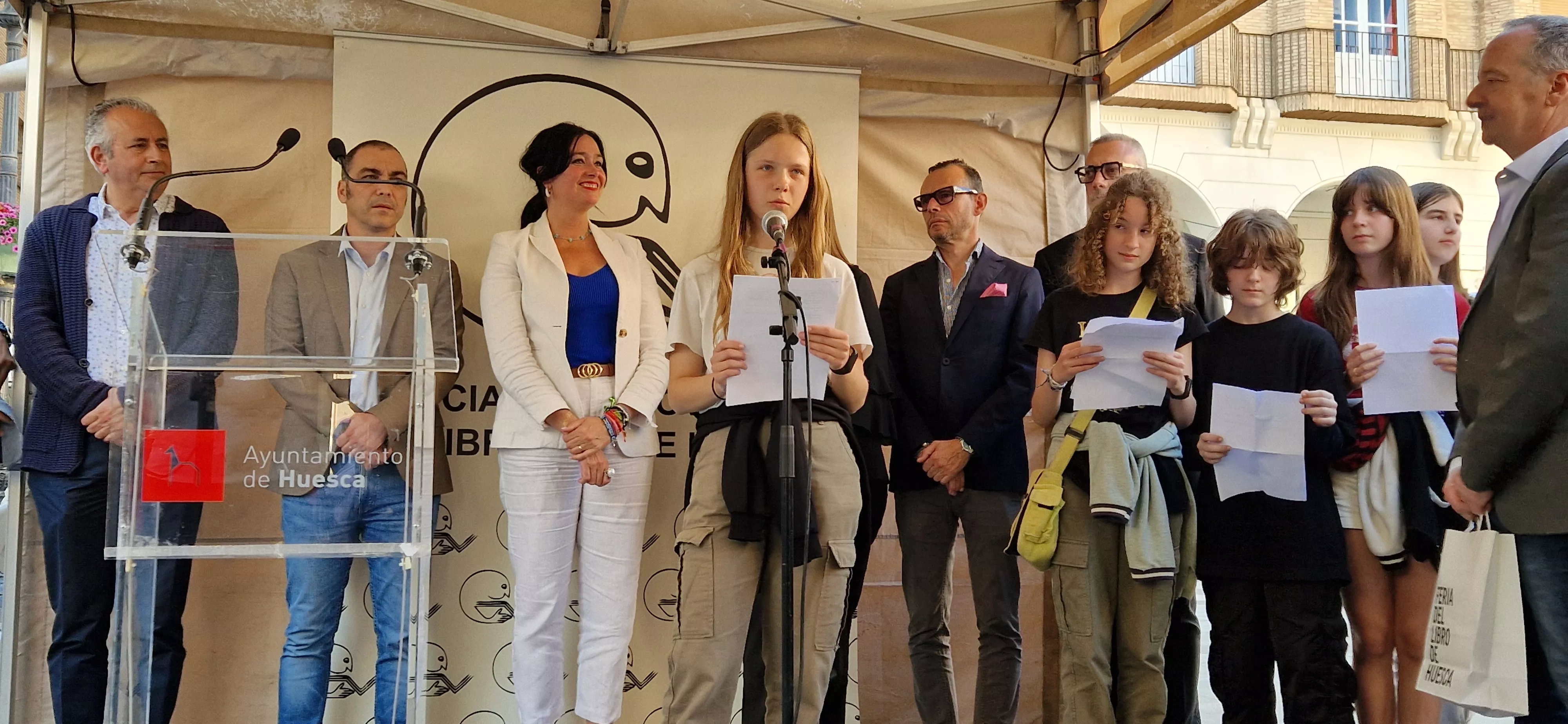 Inauguración de la 40º Feria del Libro de Huesca. Foto Myriam Martínez