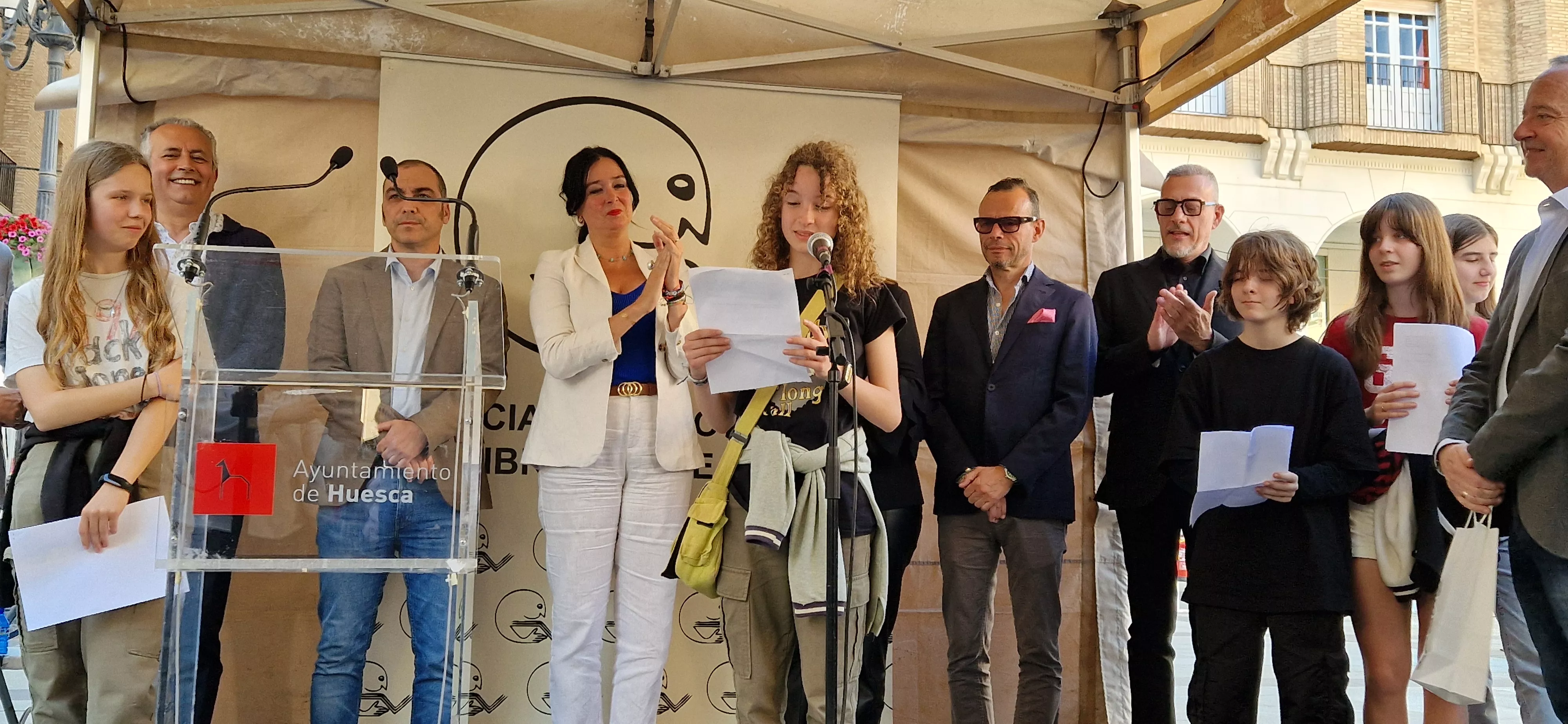 Inauguración de la 40º Feria del Libro de Huesca. Foto Myriam Martínez