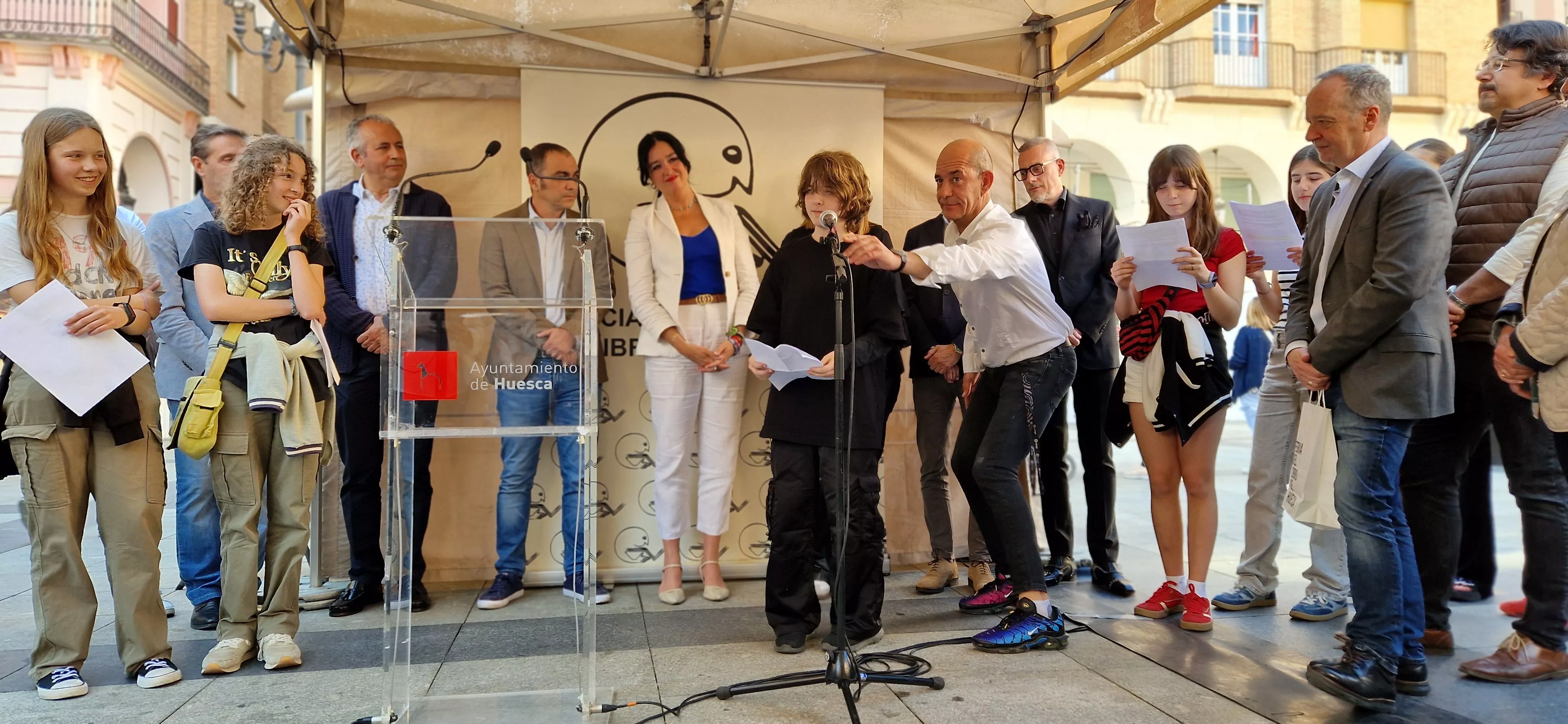 Inauguración de la 40º Feria del Libro de Huesca. Foto Myriam Martínez