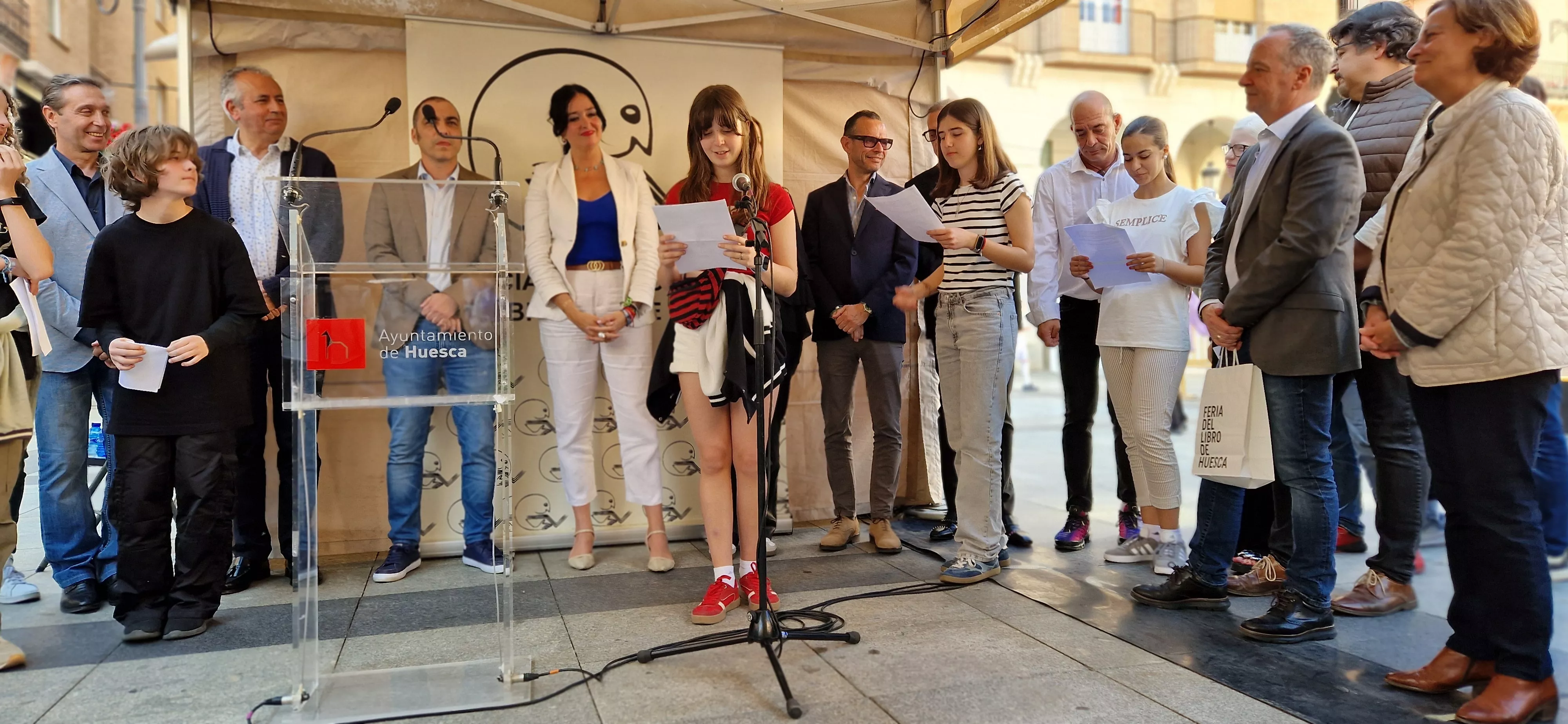 Inauguración de la 40º Feria del Libro de Huesca. Foto Myriam Martínez