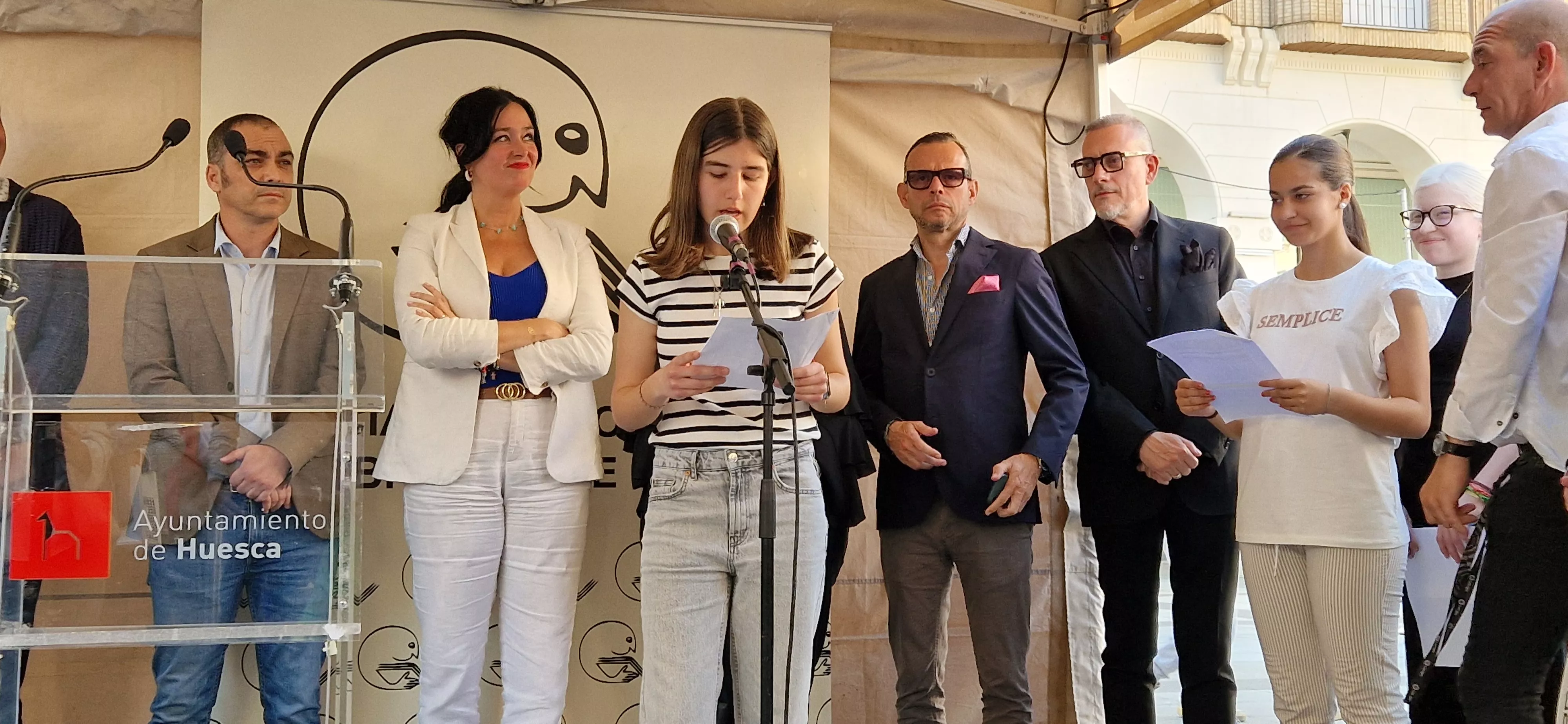 Inauguración de la 40º Feria del Libro de Huesca. Foto Myriam Martínez