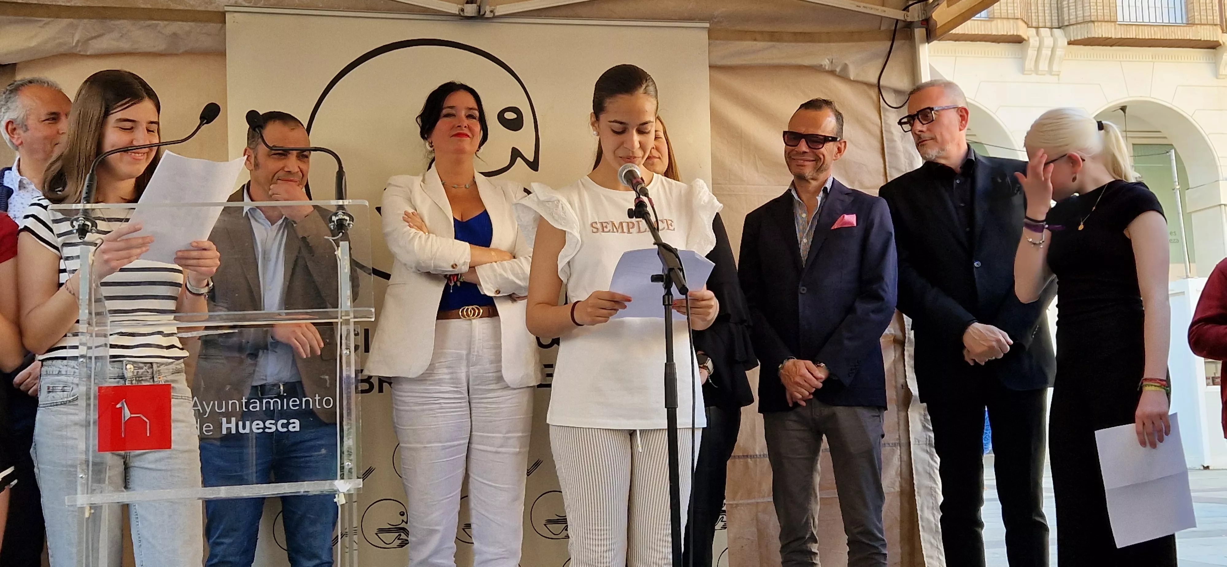 Inauguración de la 40º Feria del Libro de Huesca. Foto Myriam Martínez
