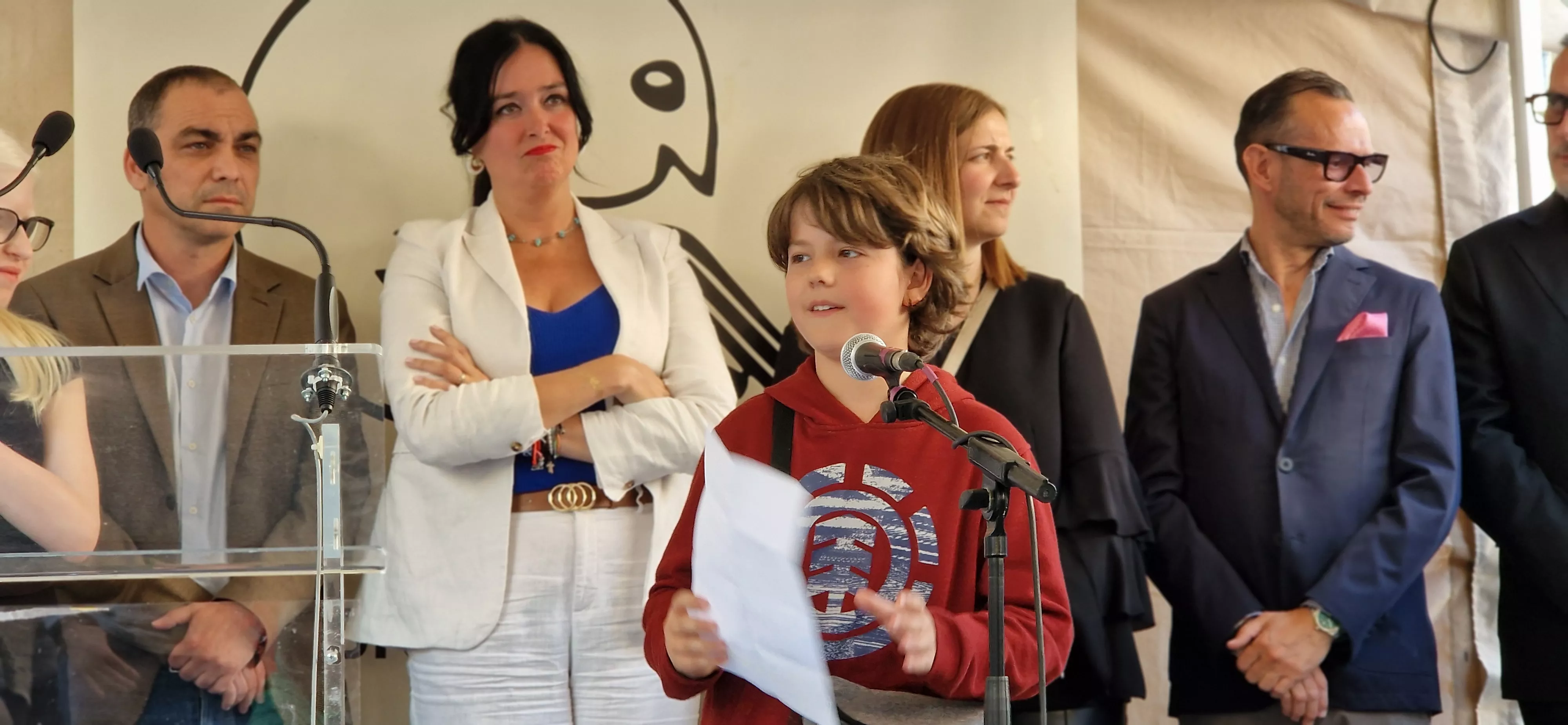 Inauguración de la 40º Feria del Libro de Huesca. Foto Myriam Martínez
