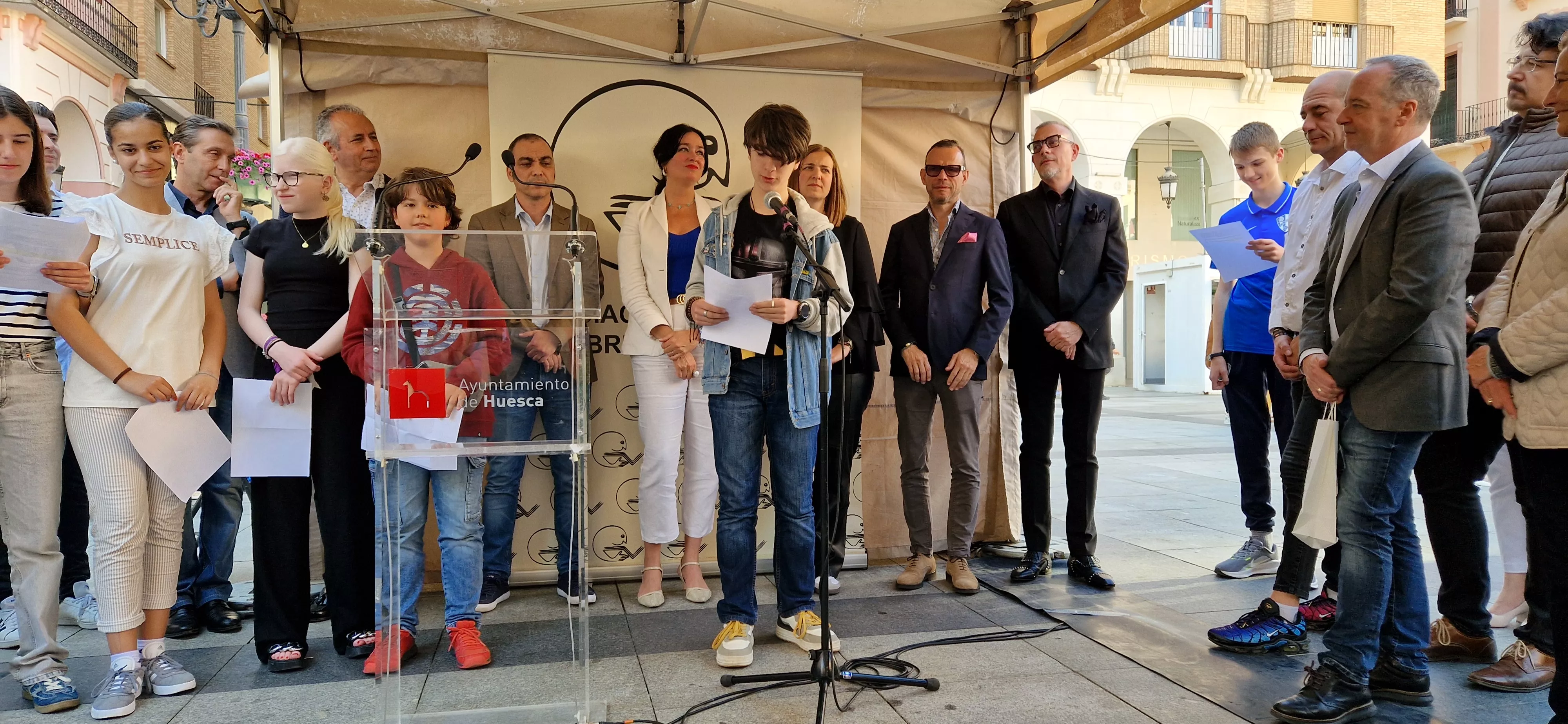 Inauguración de la 40º Feria del Libro de Huesca. Foto Myriam Martínez