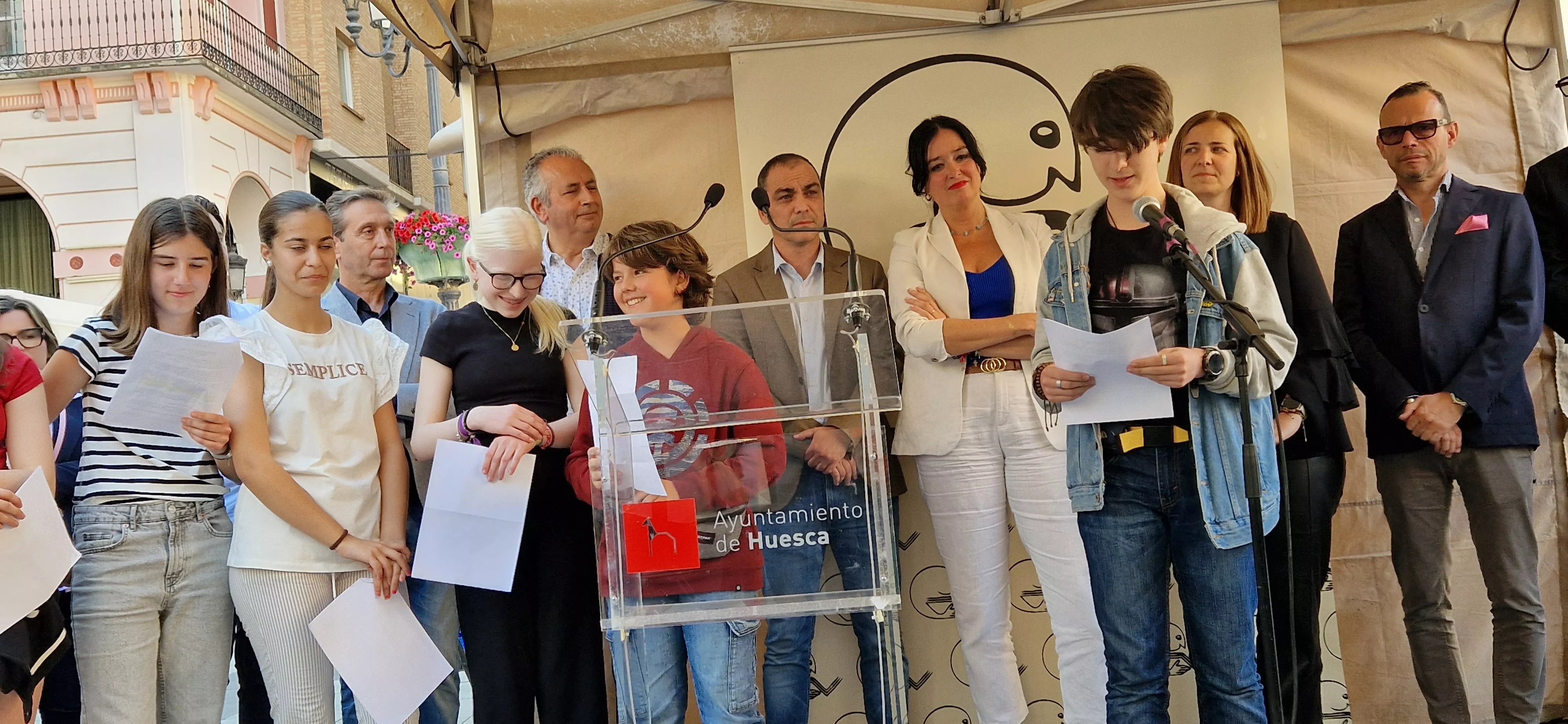 Inauguración de la 40º Feria del Libro de Huesca. Foto Myriam Martínez