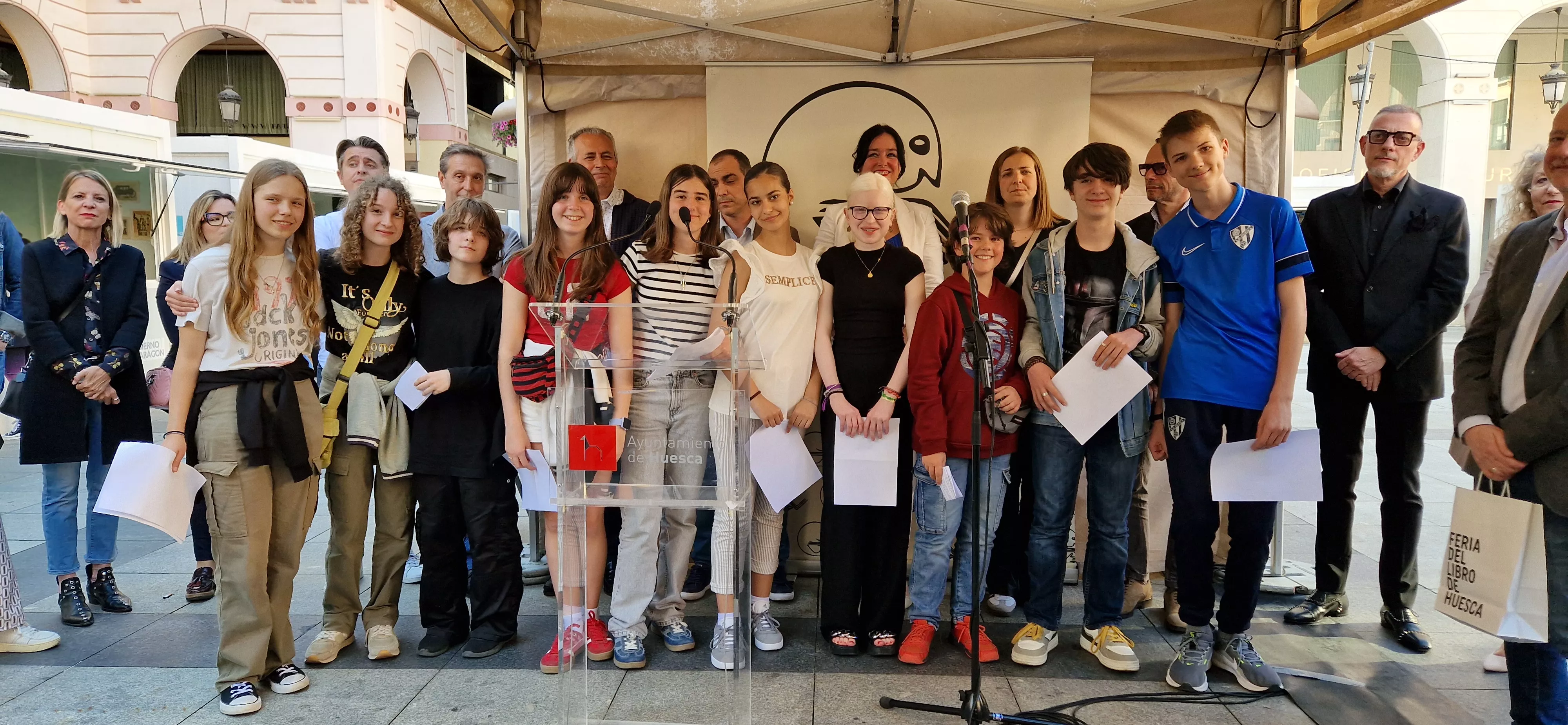 Inauguración de la 40º Feria del Libro de Huesca. Foto Myriam Martínez