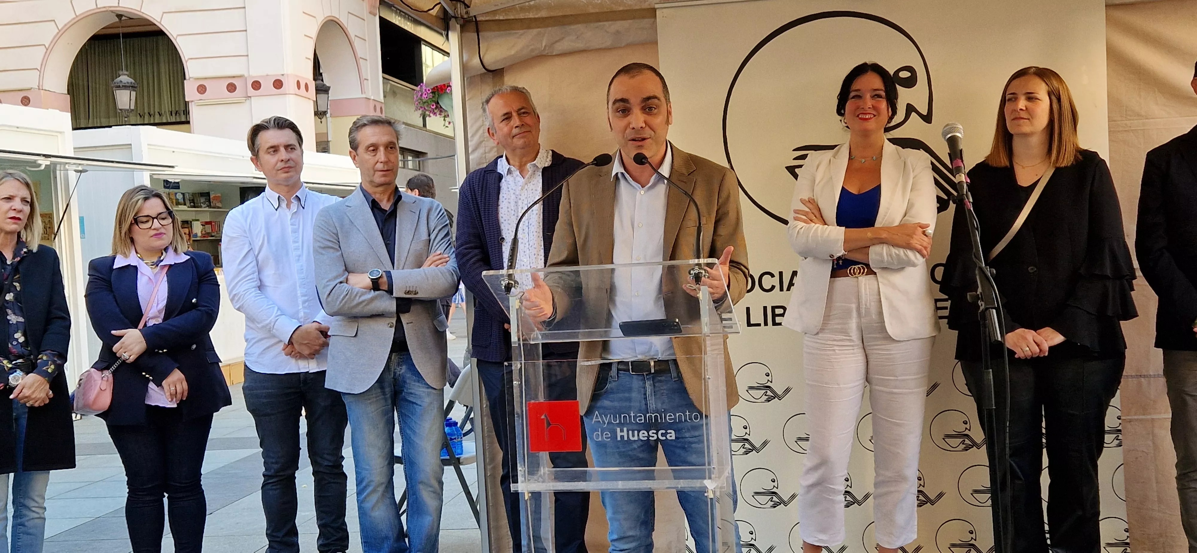 Inauguración de la 40º Feria del Libro de Huesca. Foto Myriam Martínez