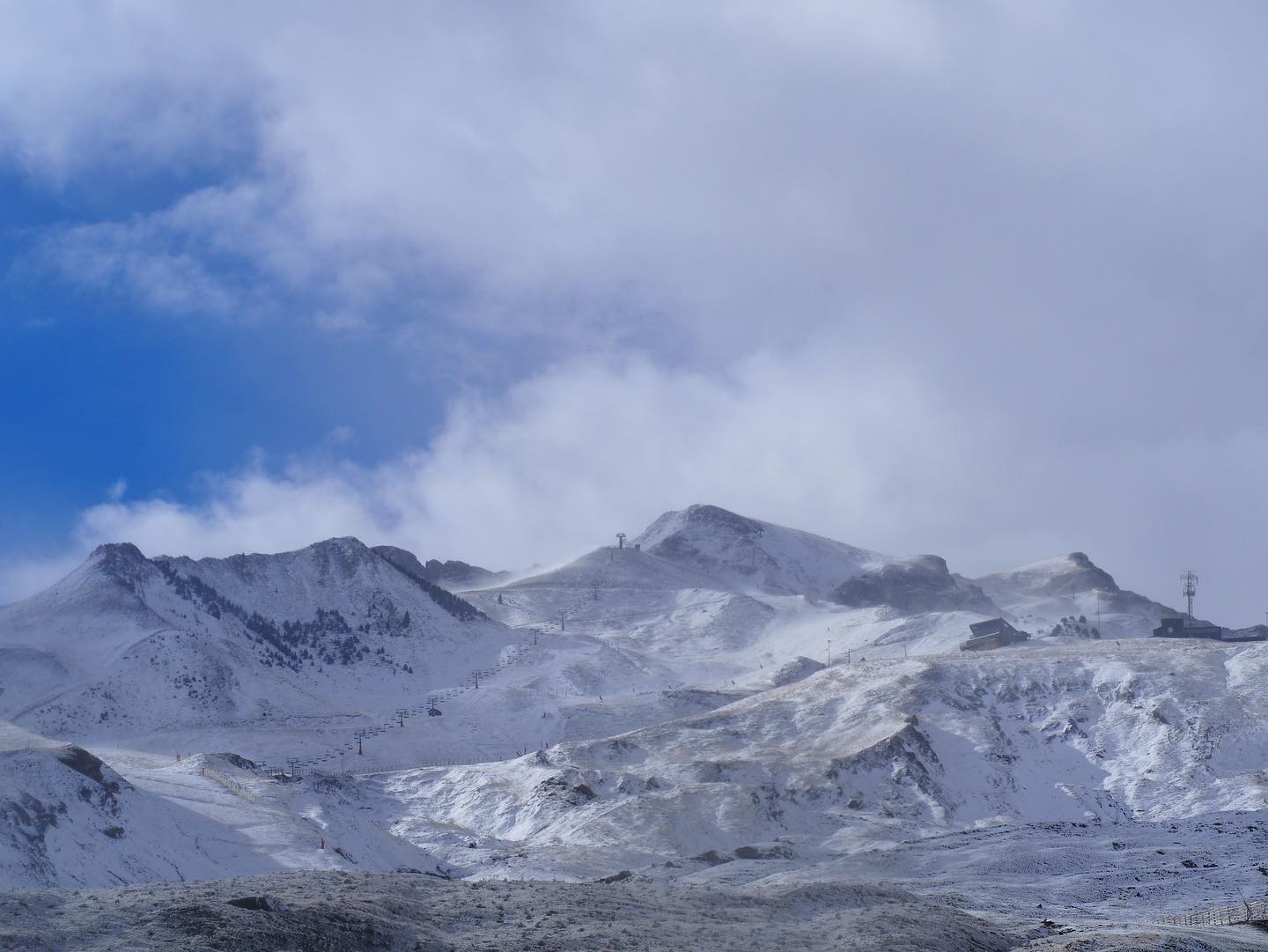 Vista de la estación de Formigal-Panticosa