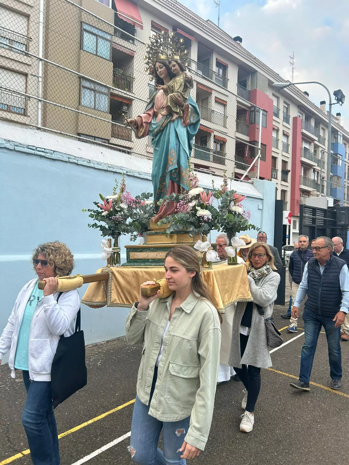 Rosario de la Aurora de María Auxiliadora. Foto Mamen Vargas