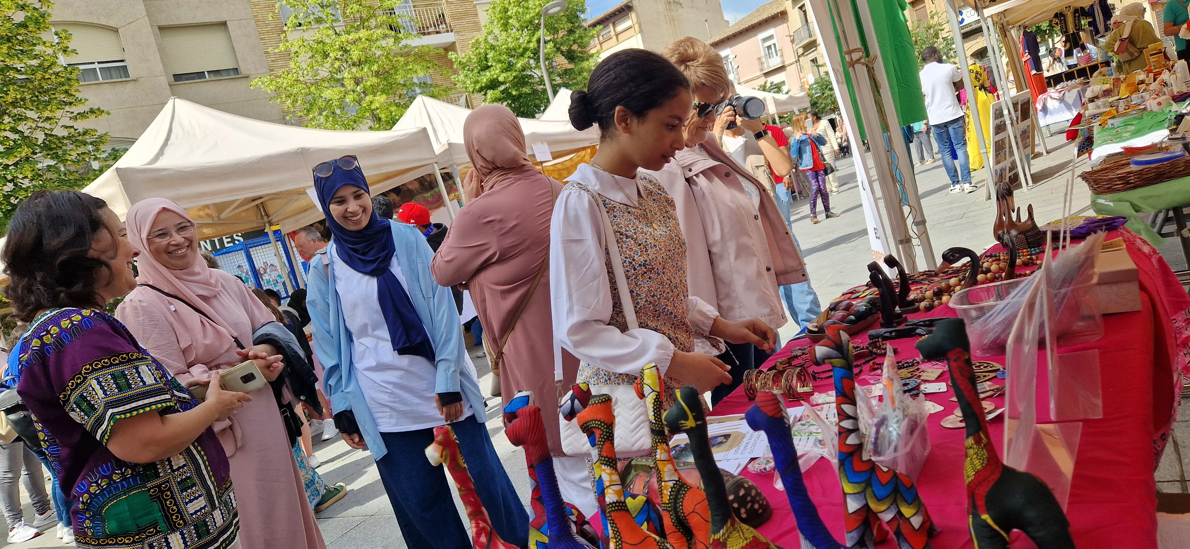 Celebración del Día de África en Huesca. Foto Myriam Martínez 