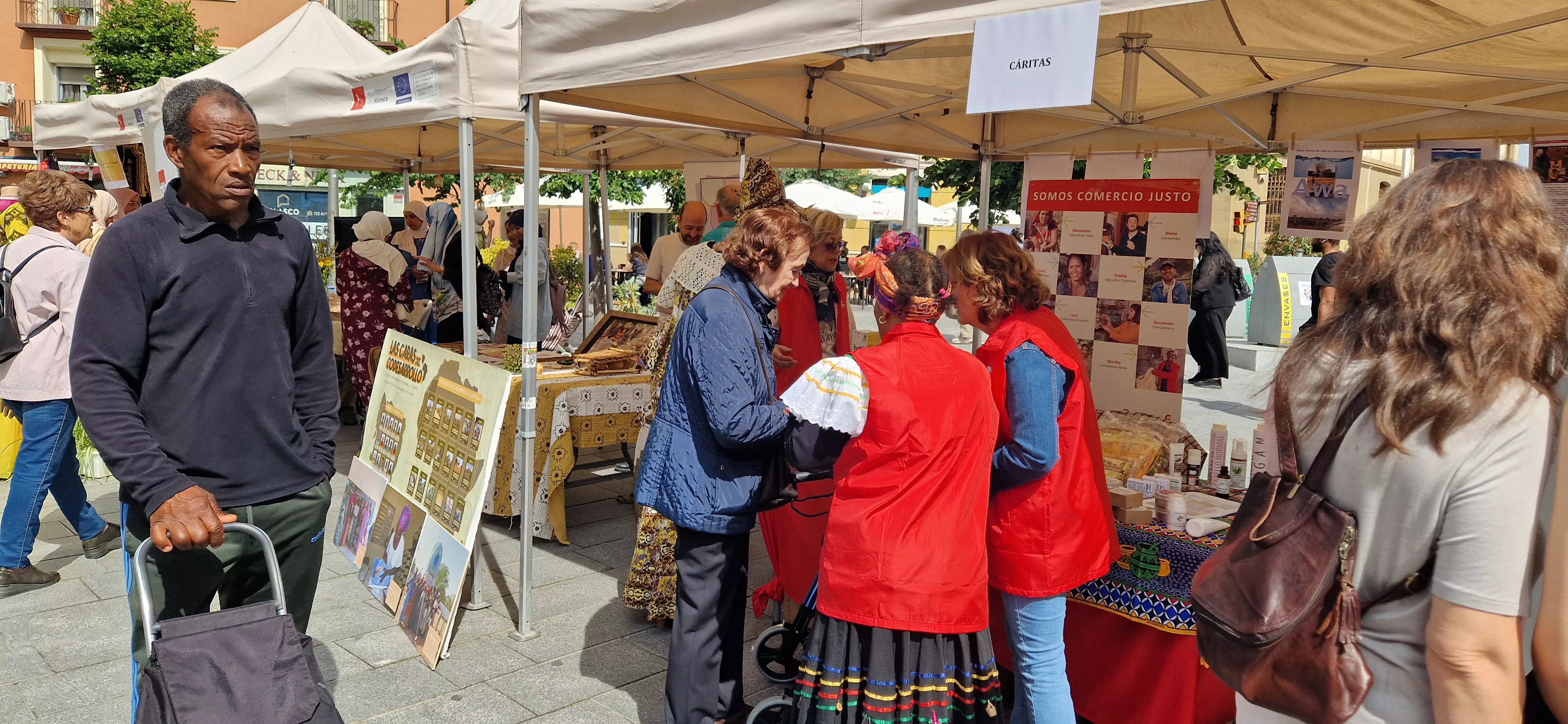 Celebración del Día de África en Huesca. Foto Myriam Martínez 