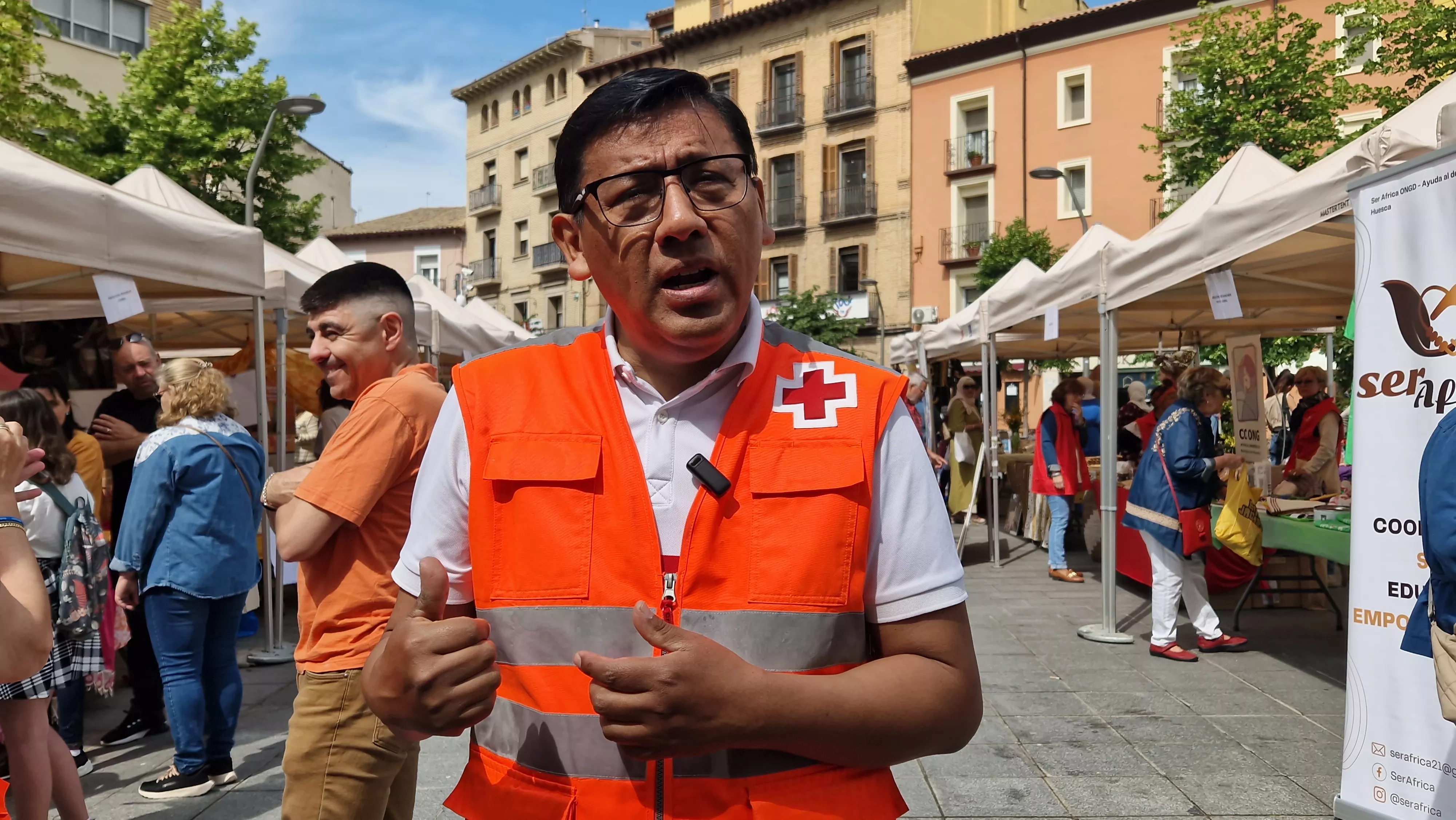 Celebración del Día de África en Huesca. Foto Myriam Martínez 