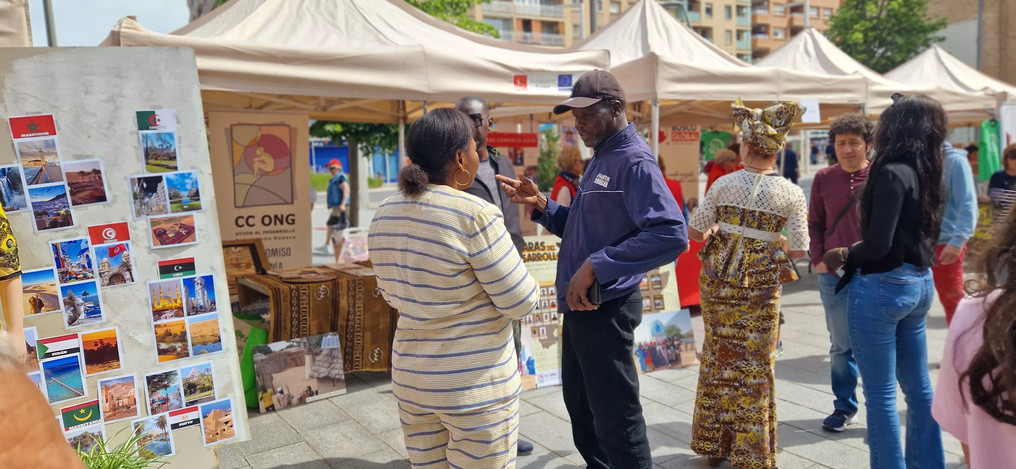 Celebración del Día de África en Huesca. Foto Myriam Martínez 