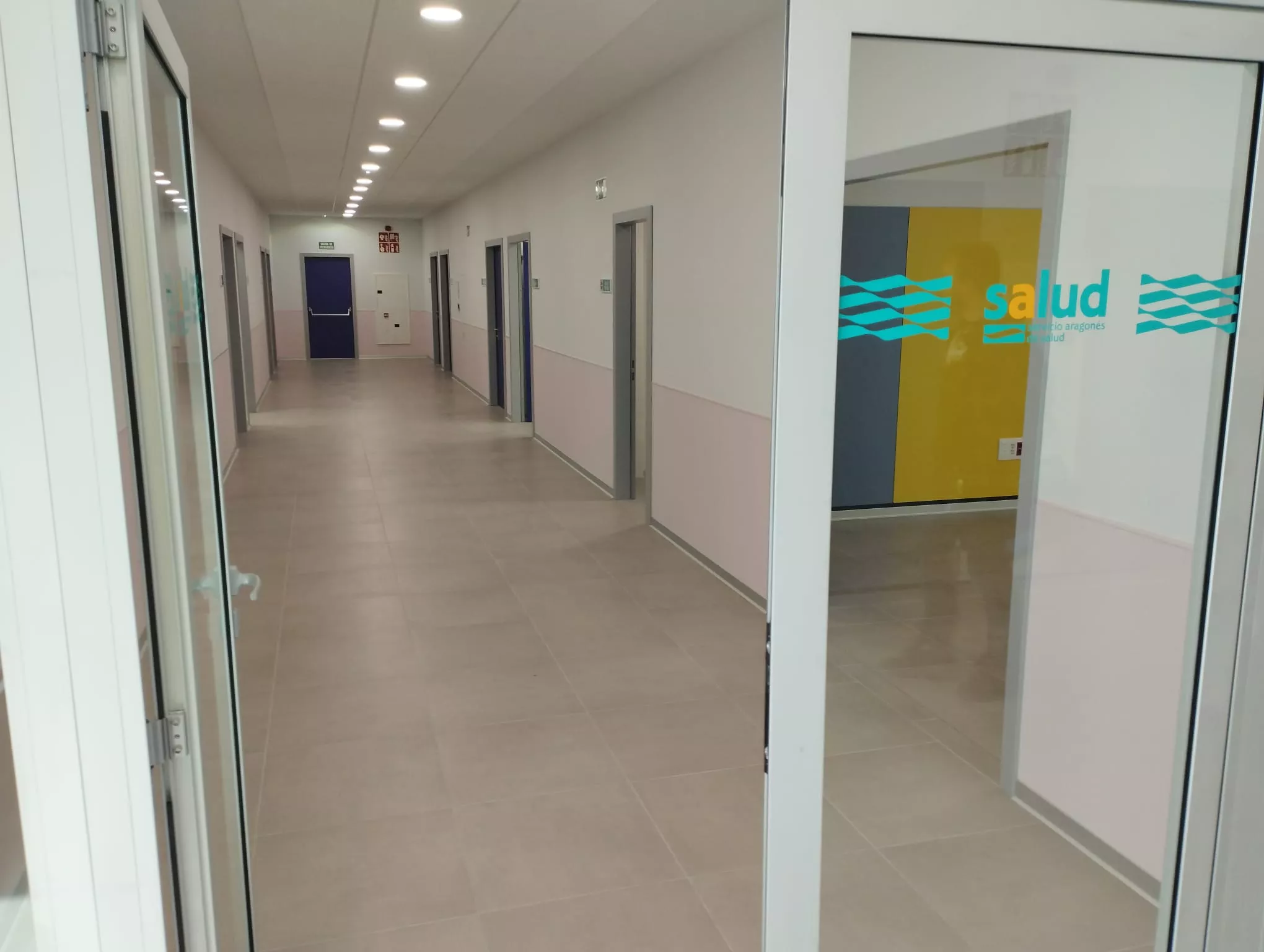 Instalaciones del nuevo centro de salud de Barbastro.