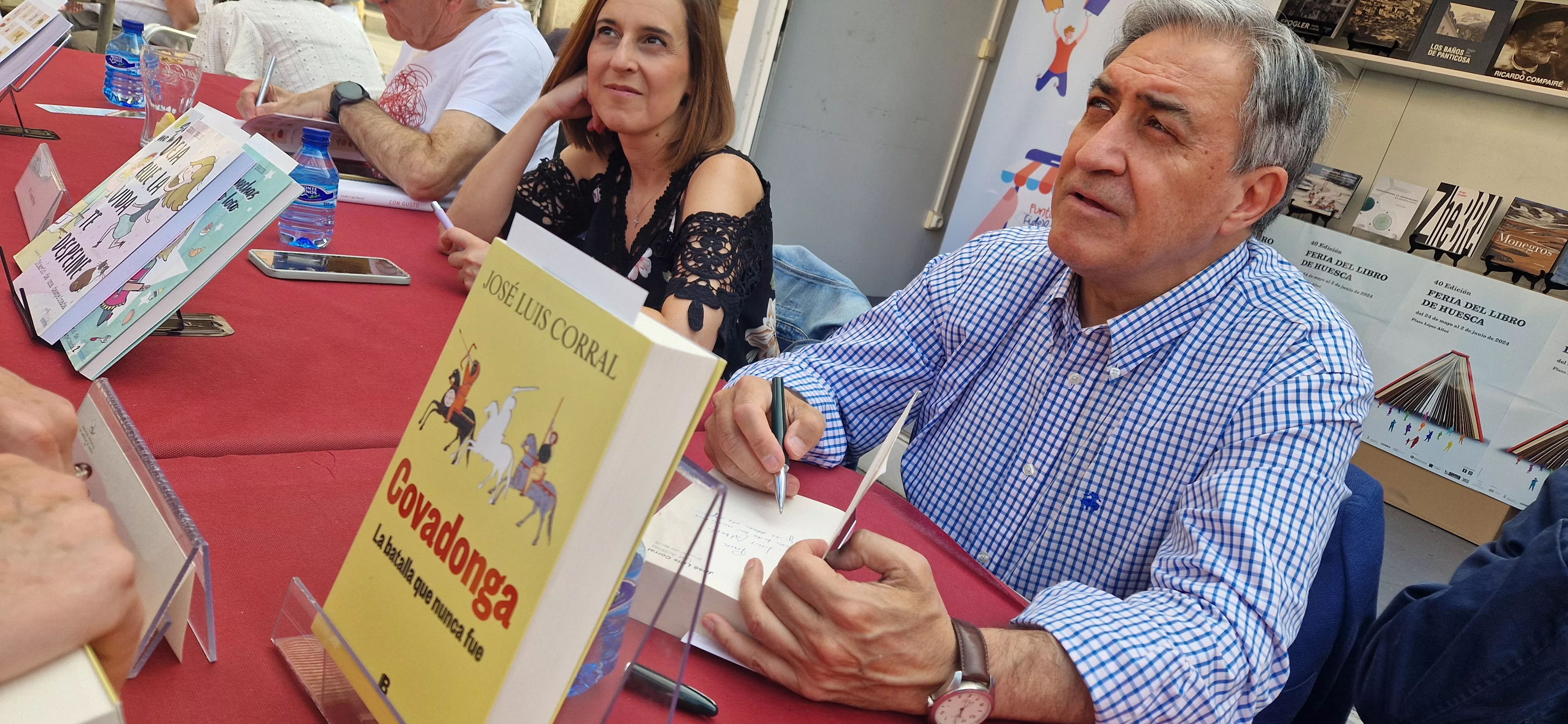 José Luis Corral. 40º Feria del Libro de Huesca. Foto Myriam Martínez