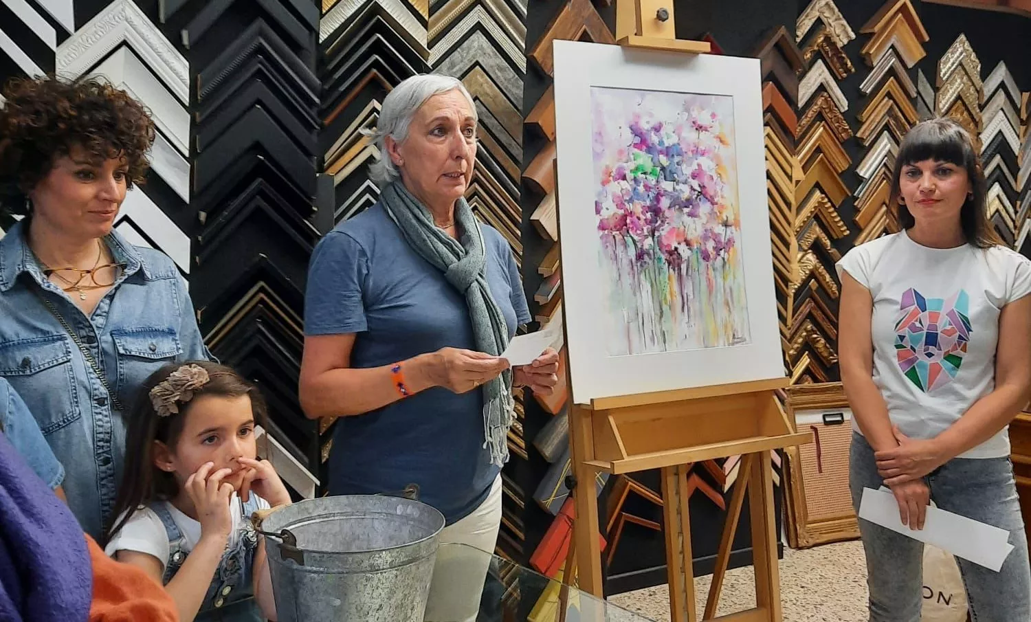 Acto en la Casa del Pintor, por el Día Internacional de las Mujeres por la Paz y el Desarme.