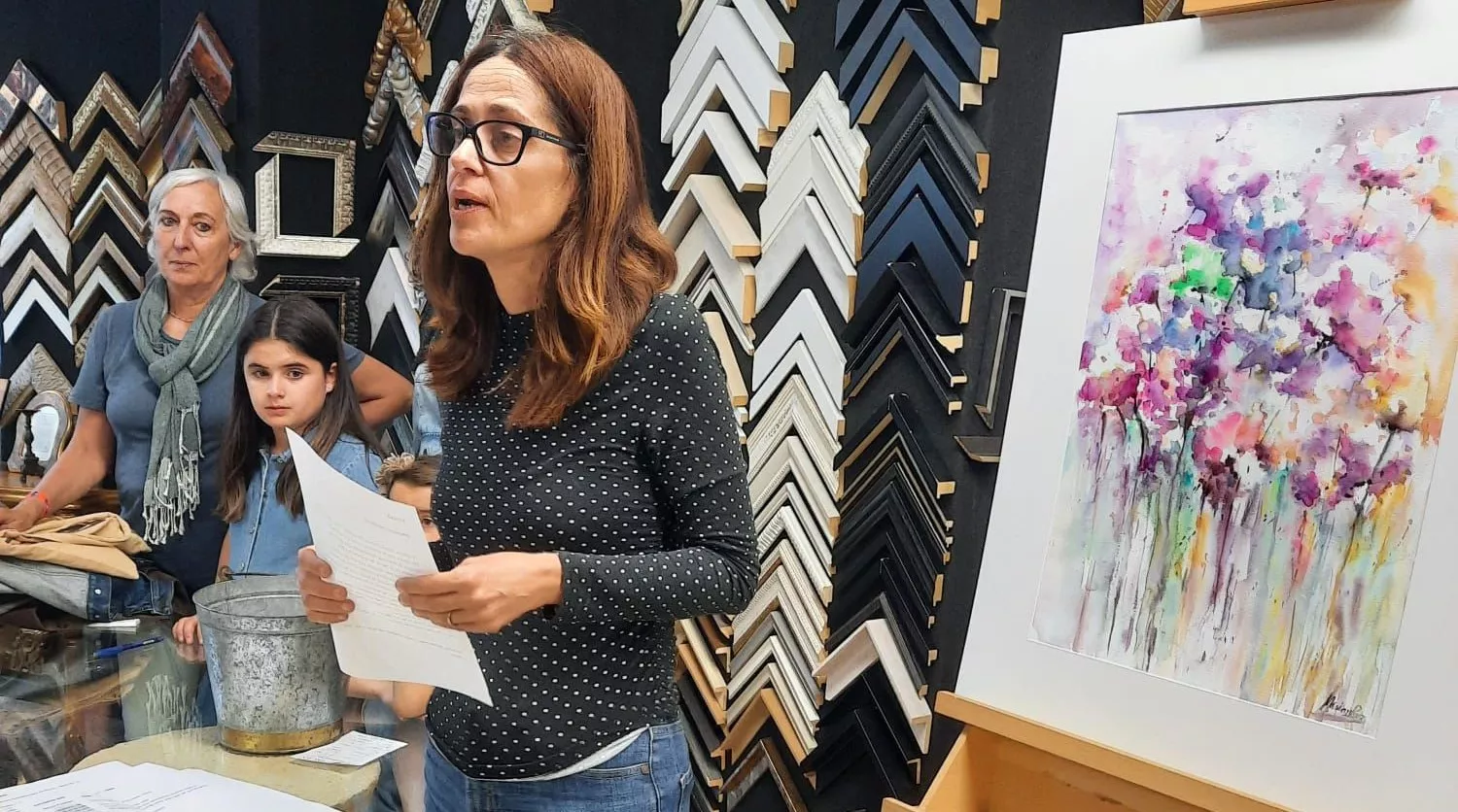 Acto en la Casa del Pintor, por el Día Internacional de las Mujeres por la Paz y el Desarme.