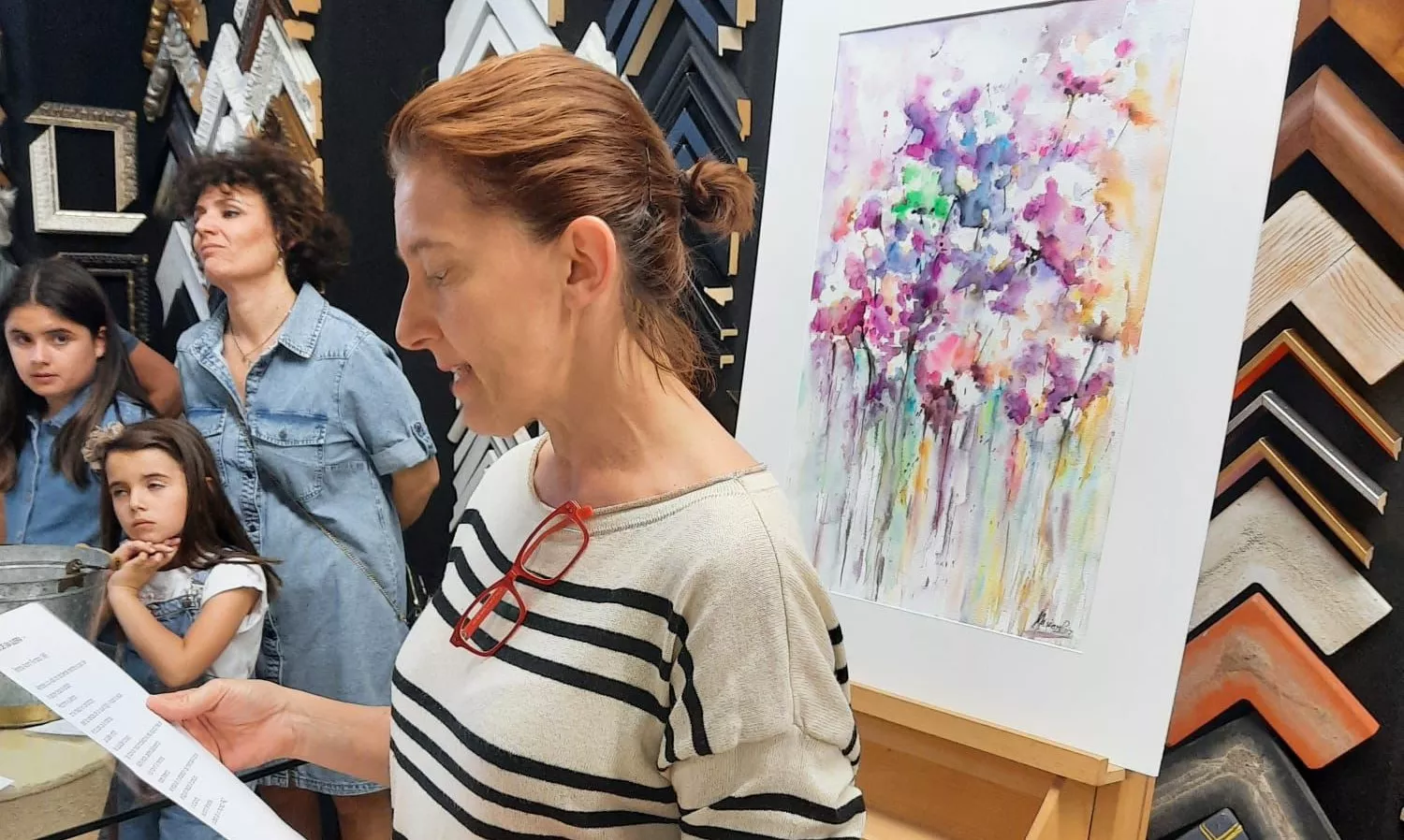 Acto en la Casa del Pintor, por el Día Internacional de las Mujeres por la Paz y el Desarme.