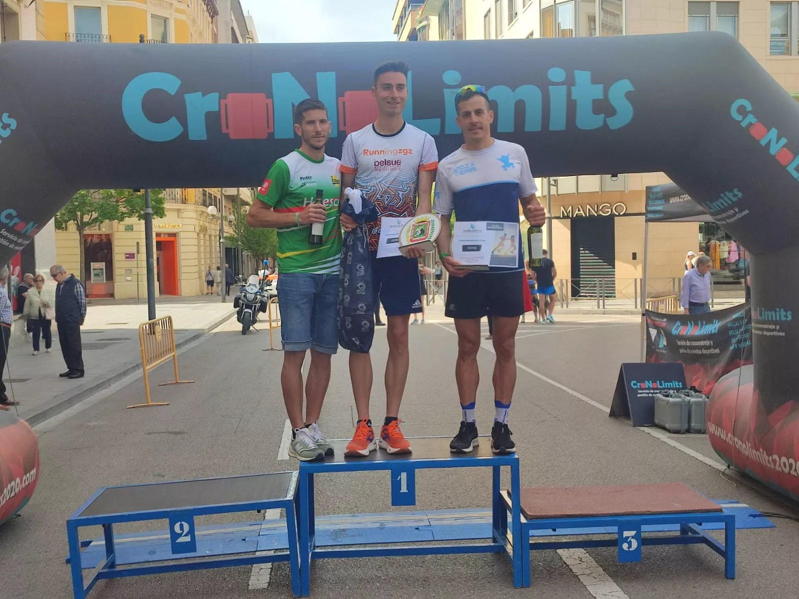 Podio 10K masculino