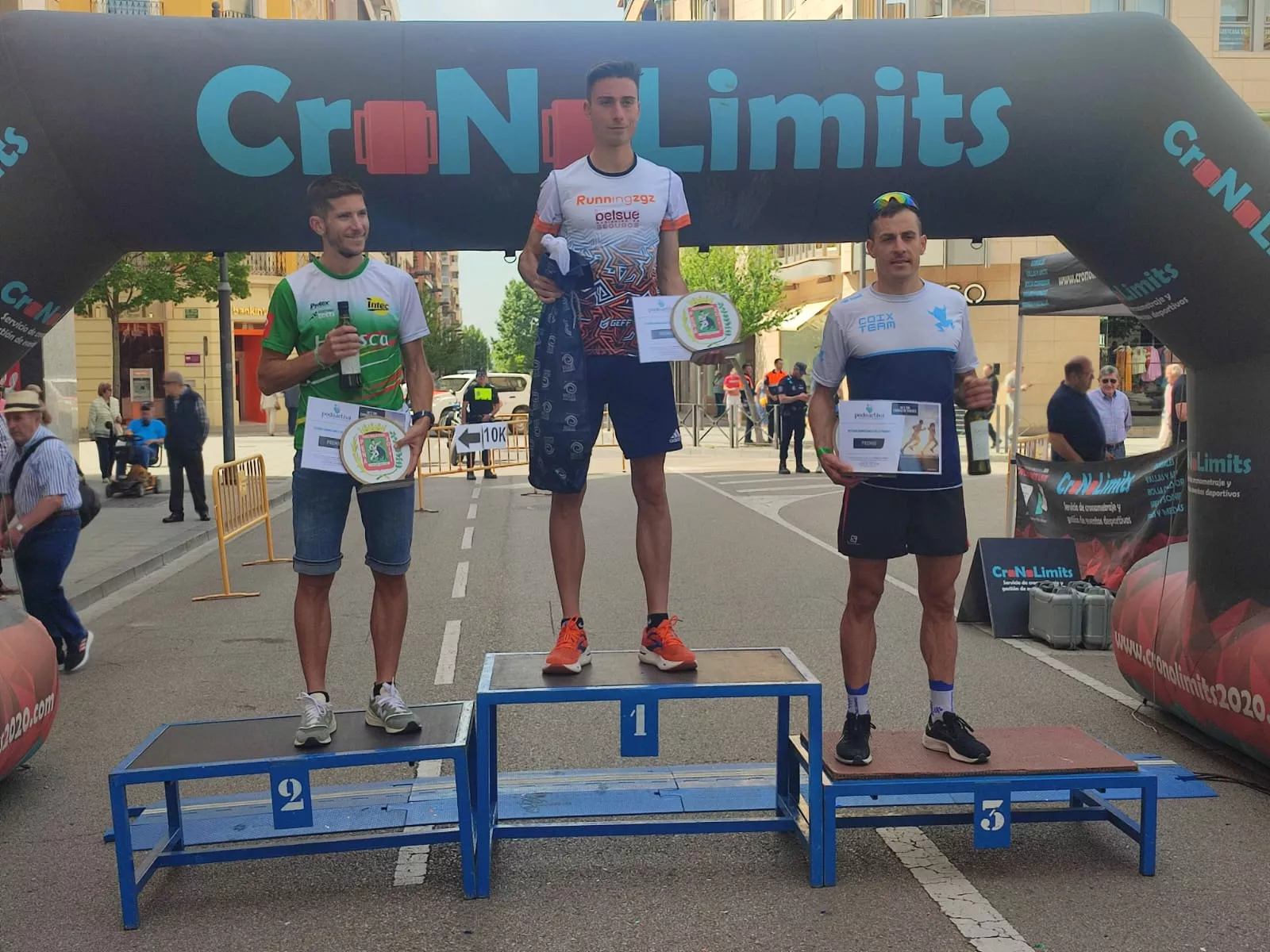 Podio 10K masculino
