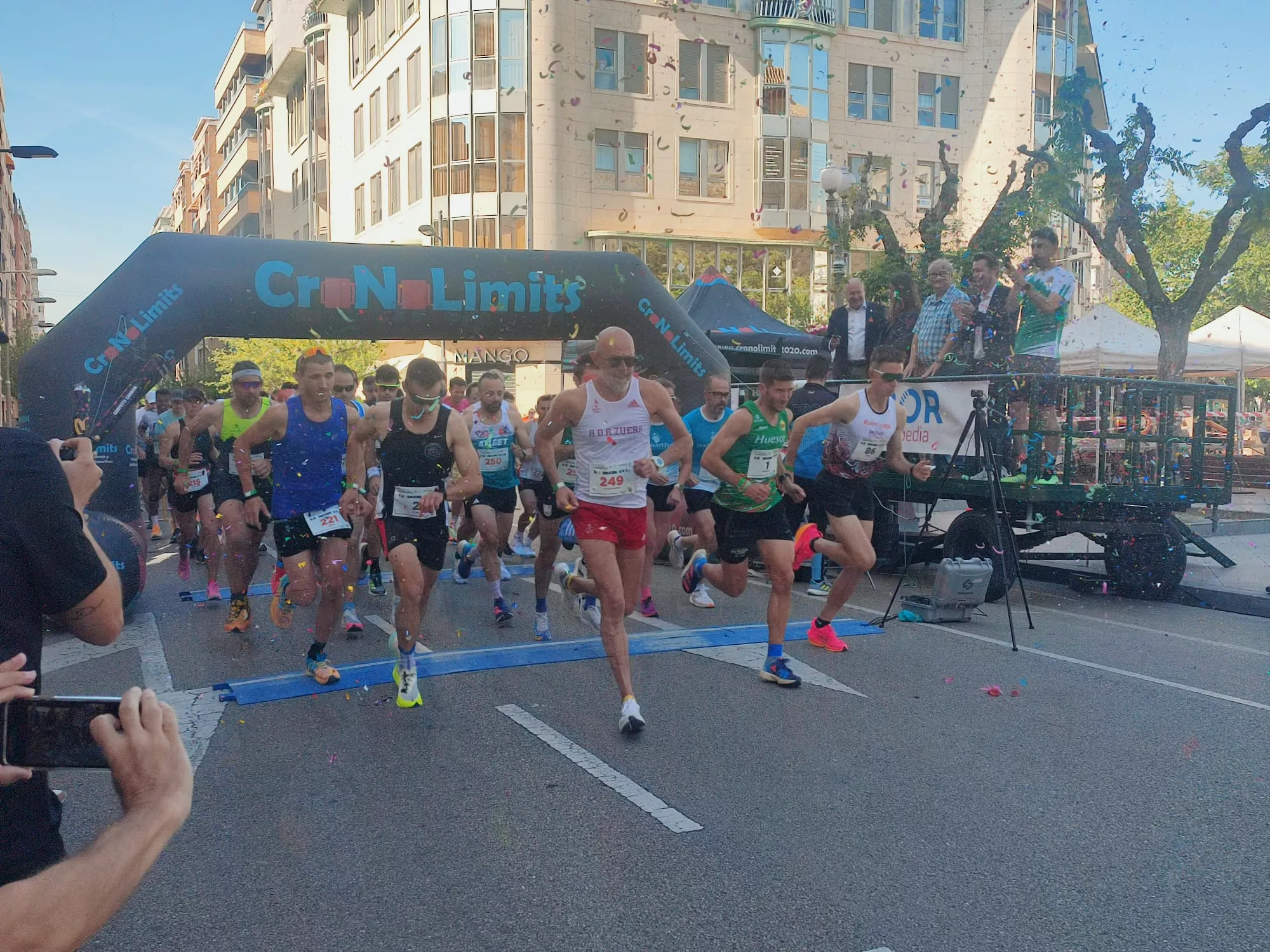 Carrera 5K y 10K Ciudad de Huesca en la primera edición.