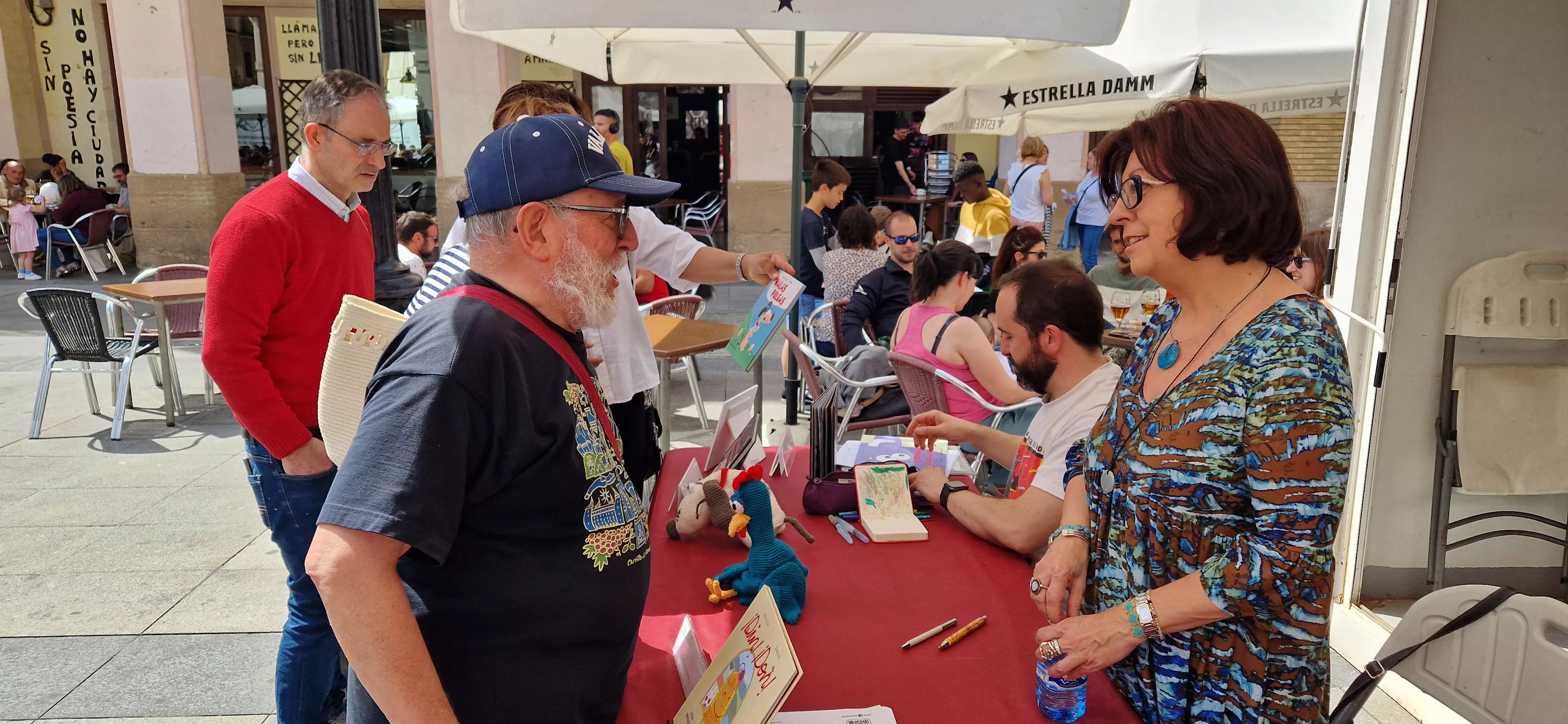 Feria del Libro de Huesca, jornada del domingo 26 de mayo. Foto Myriam Martínez