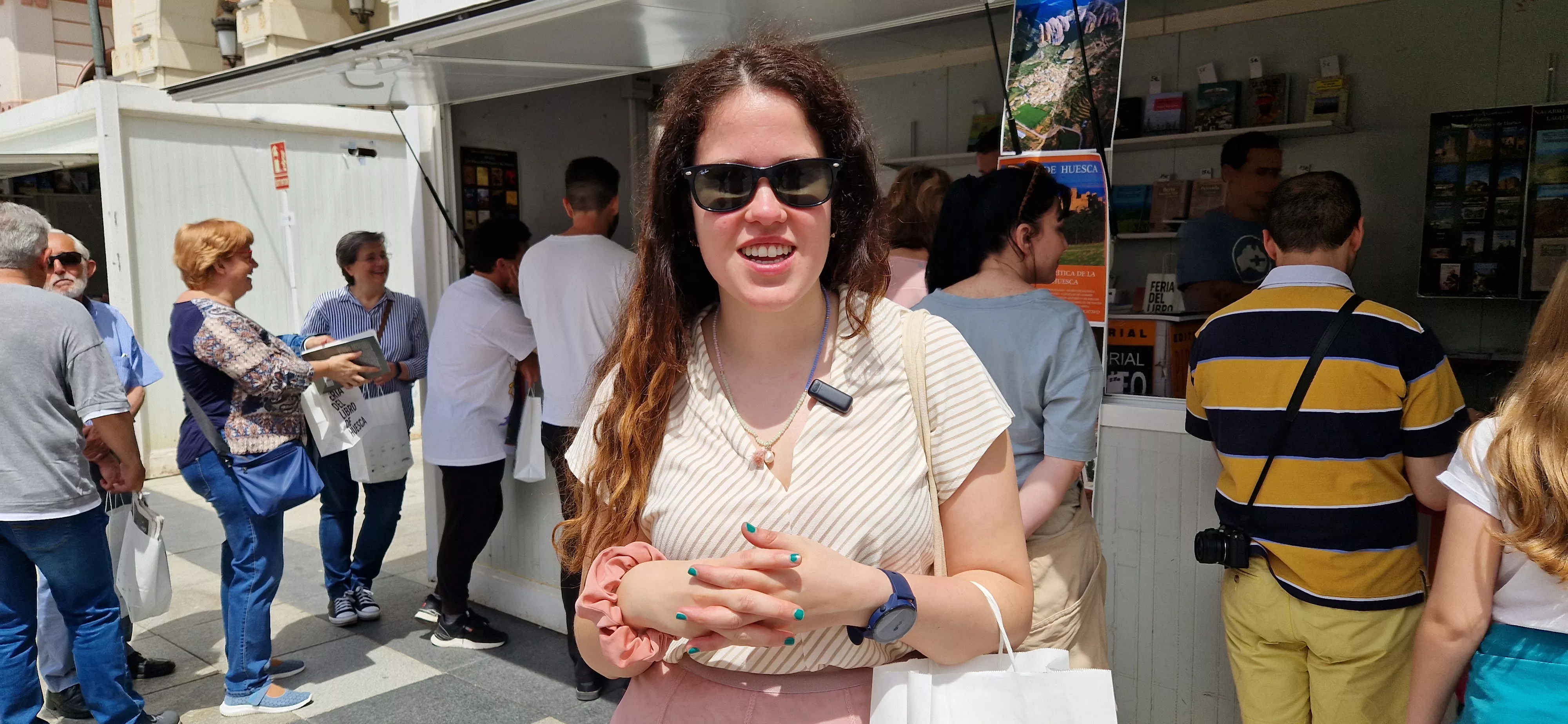 Feria del Libro de Huesca, jornada del domingo 26 de mayo. Foto Myriam Martínez