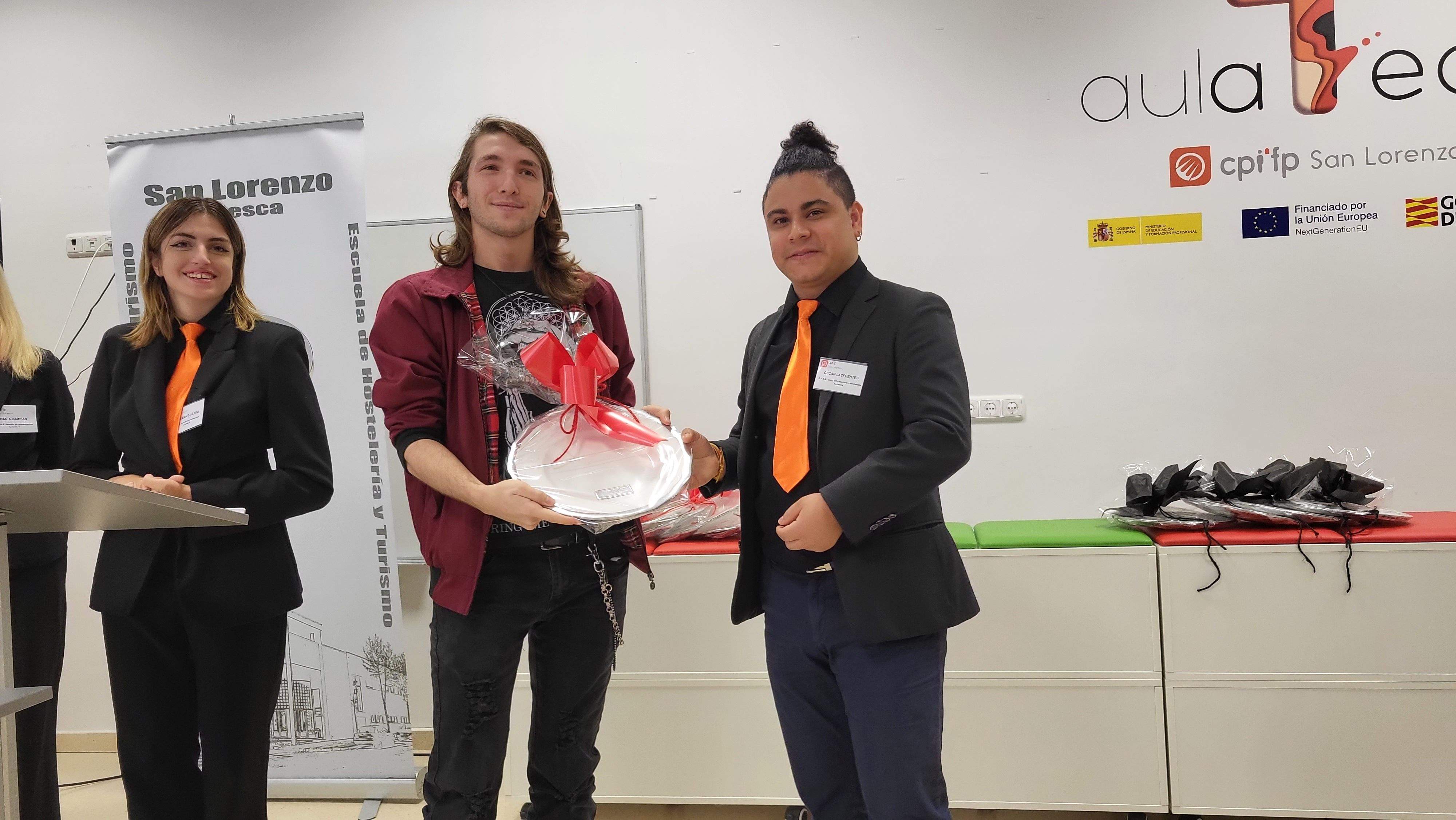 Entrega de los premios de las semanas gastronómicas de la Escuela de Hostelería y Turismo IES San Lorenzo