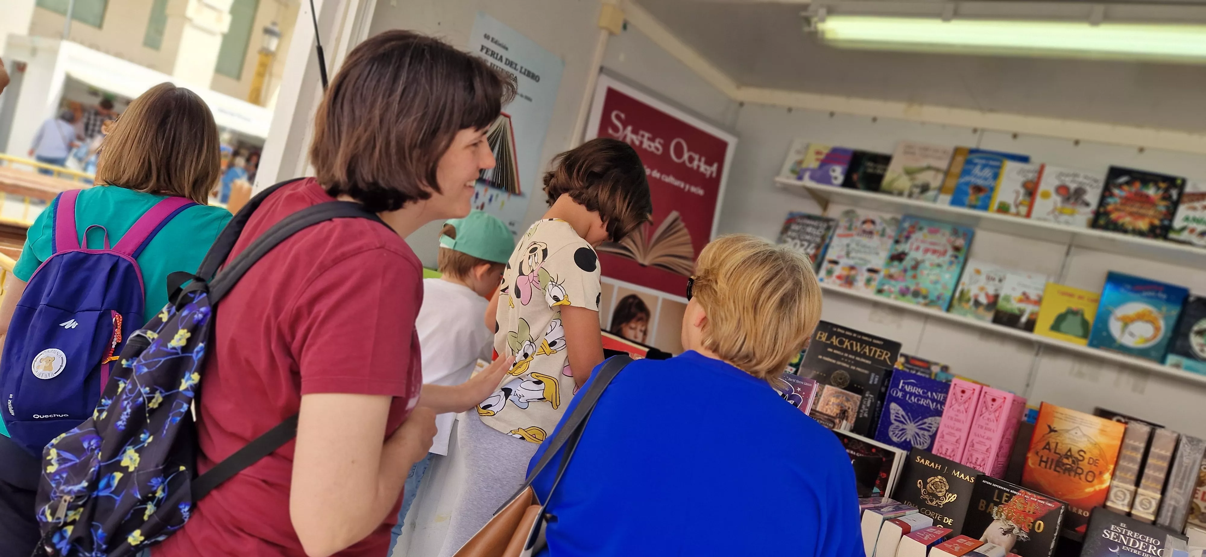 Feria del Libro de Huesca, jornada del domingo 26 de mayo. Foto Myriam Martínez