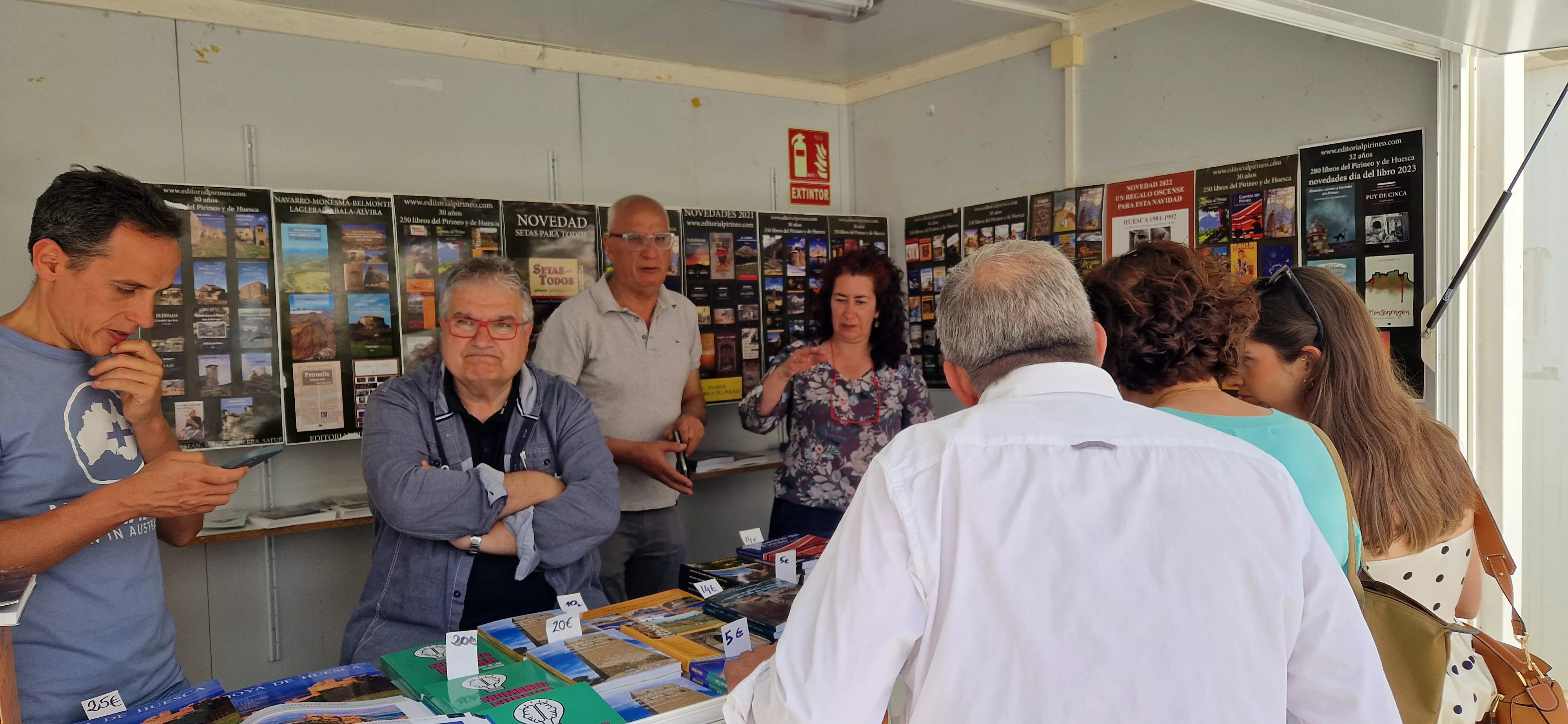 Feria del Libro de Huesca, jornada del domingo 26 de mayo. Foto Myriam Martínez