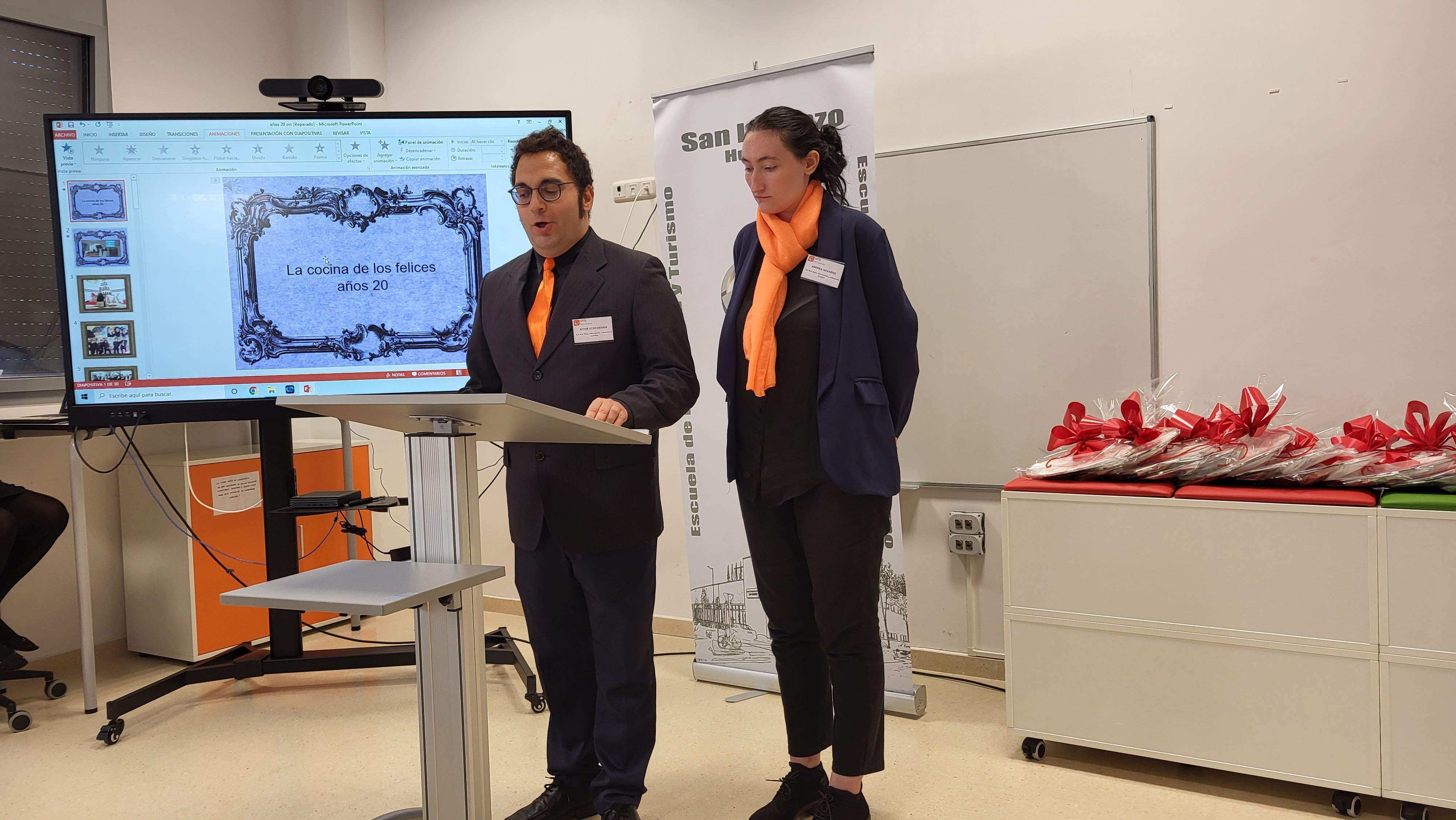 Entrega de los premios de las semanas gastronómicas de la Escuela de Hostelería y Turismo IES San Lorenzo