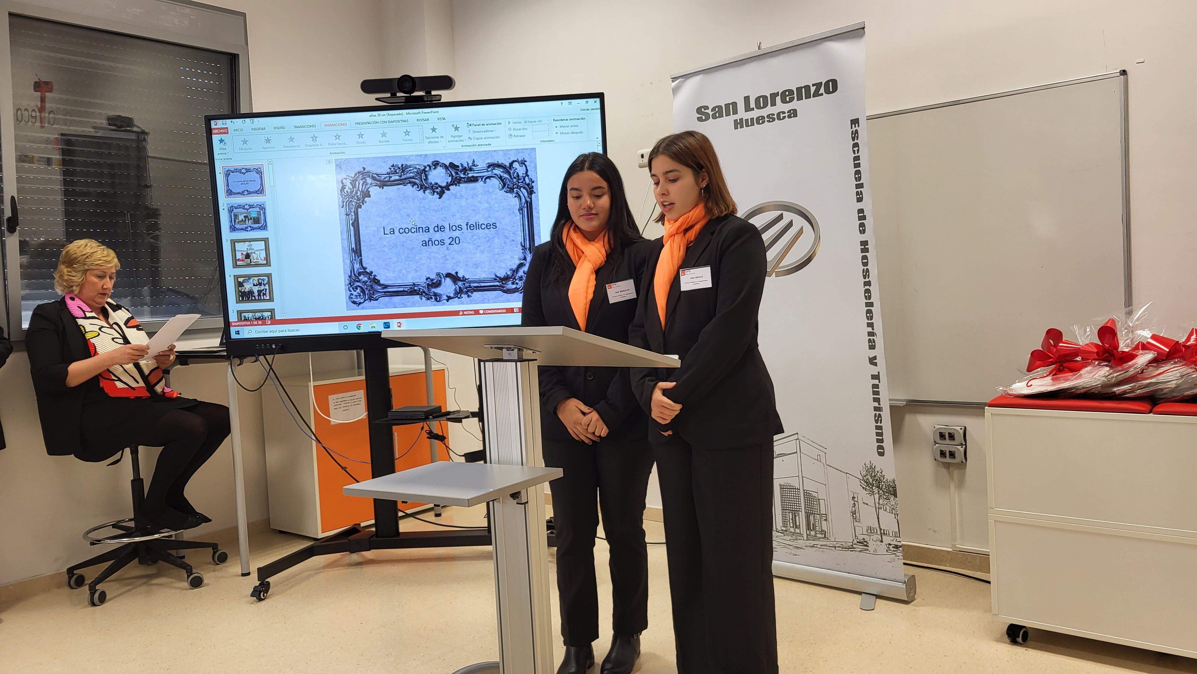 Entrega de los premios de las semanas gastronómicas de la Escuela de Hostelería y Turismo IES San Lorenzo