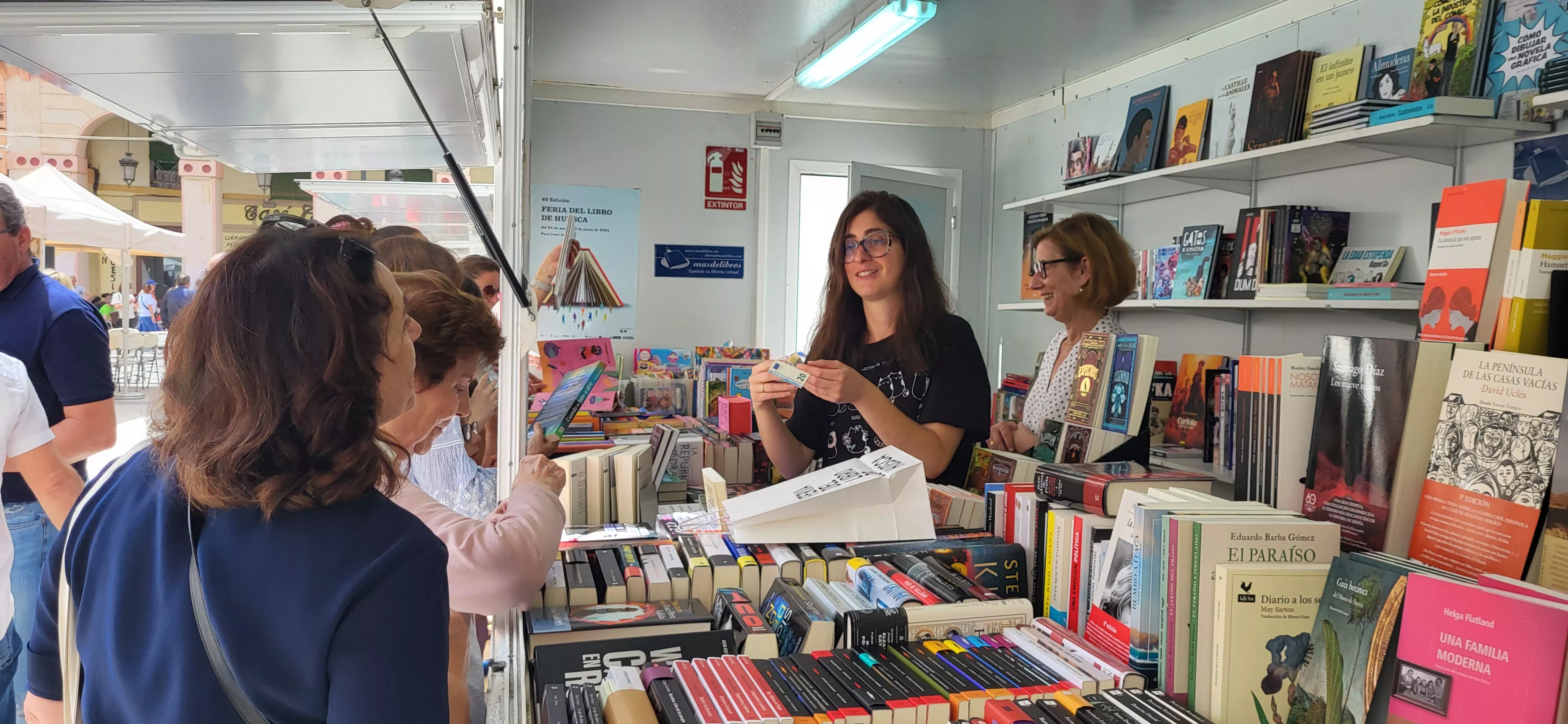 Feria del Libro de Huesca. Foto Mercedes Manterola
