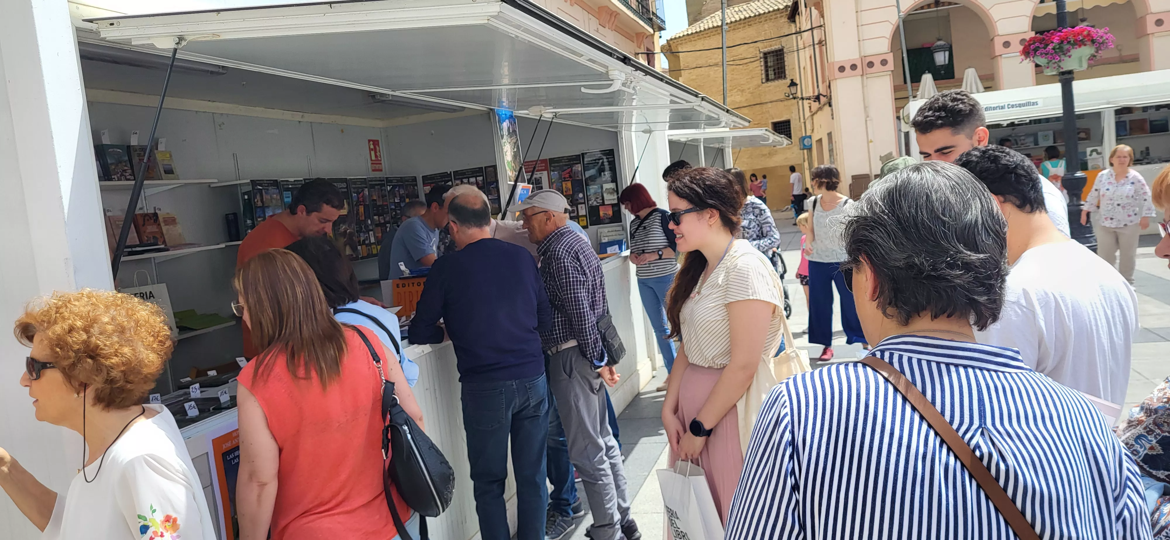 Feria del Libro de Huesca, jornada del domingo 26 de mayo. Foto Mercedes Manterola