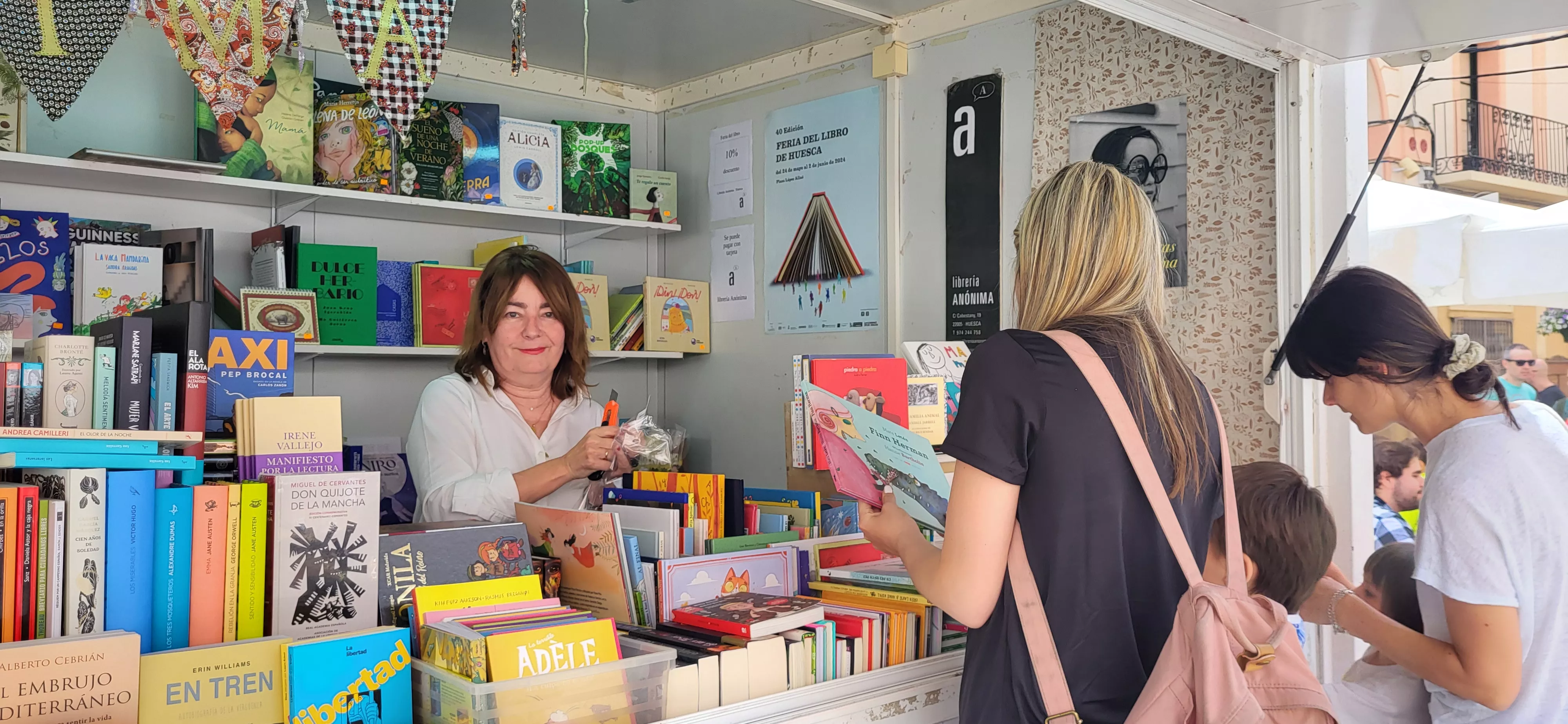 Feria del Libro de Huesca. Foto Mercedes Manterola